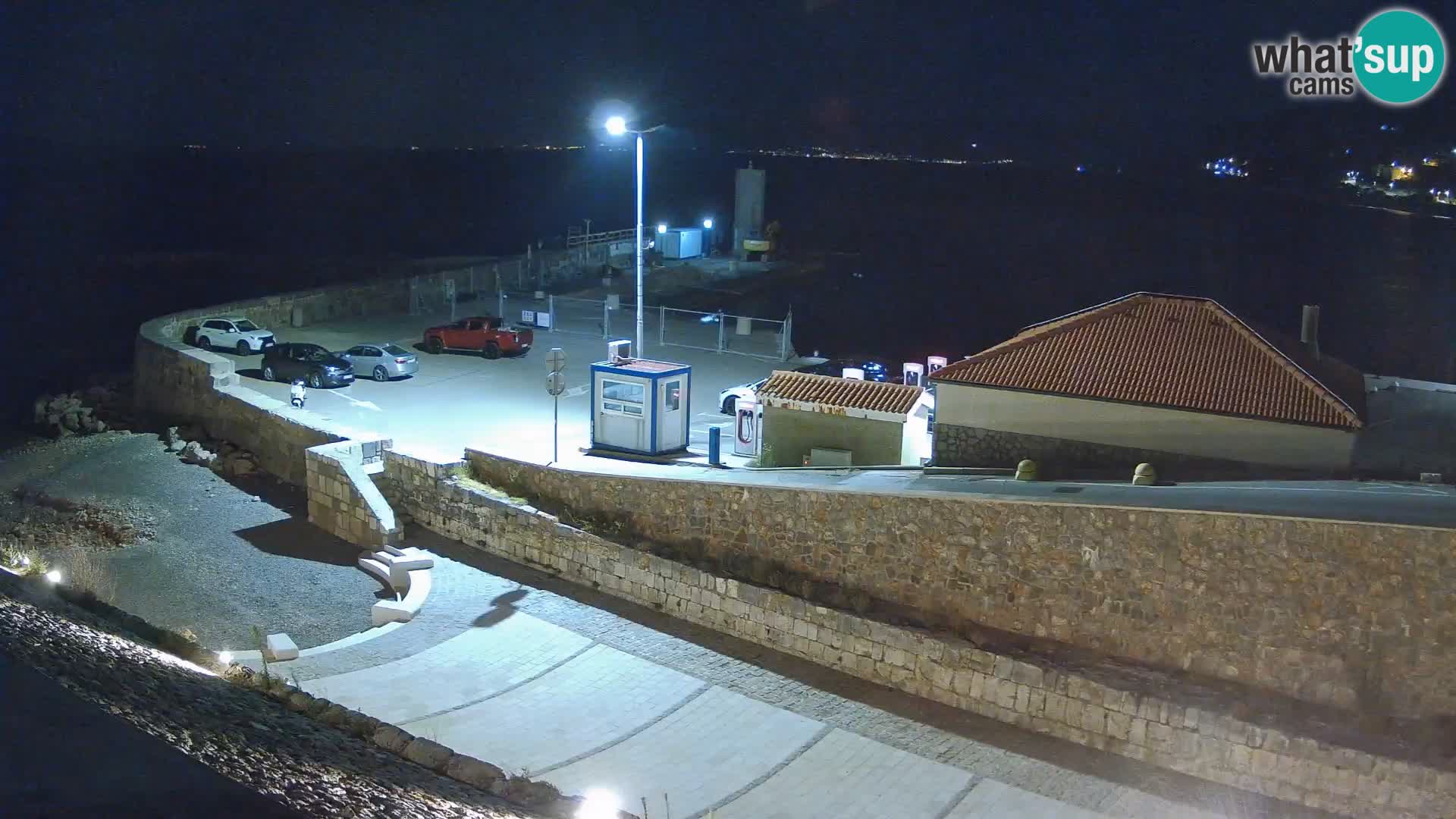 Webcam puerto de Senj – Rompeolas y faro en directo