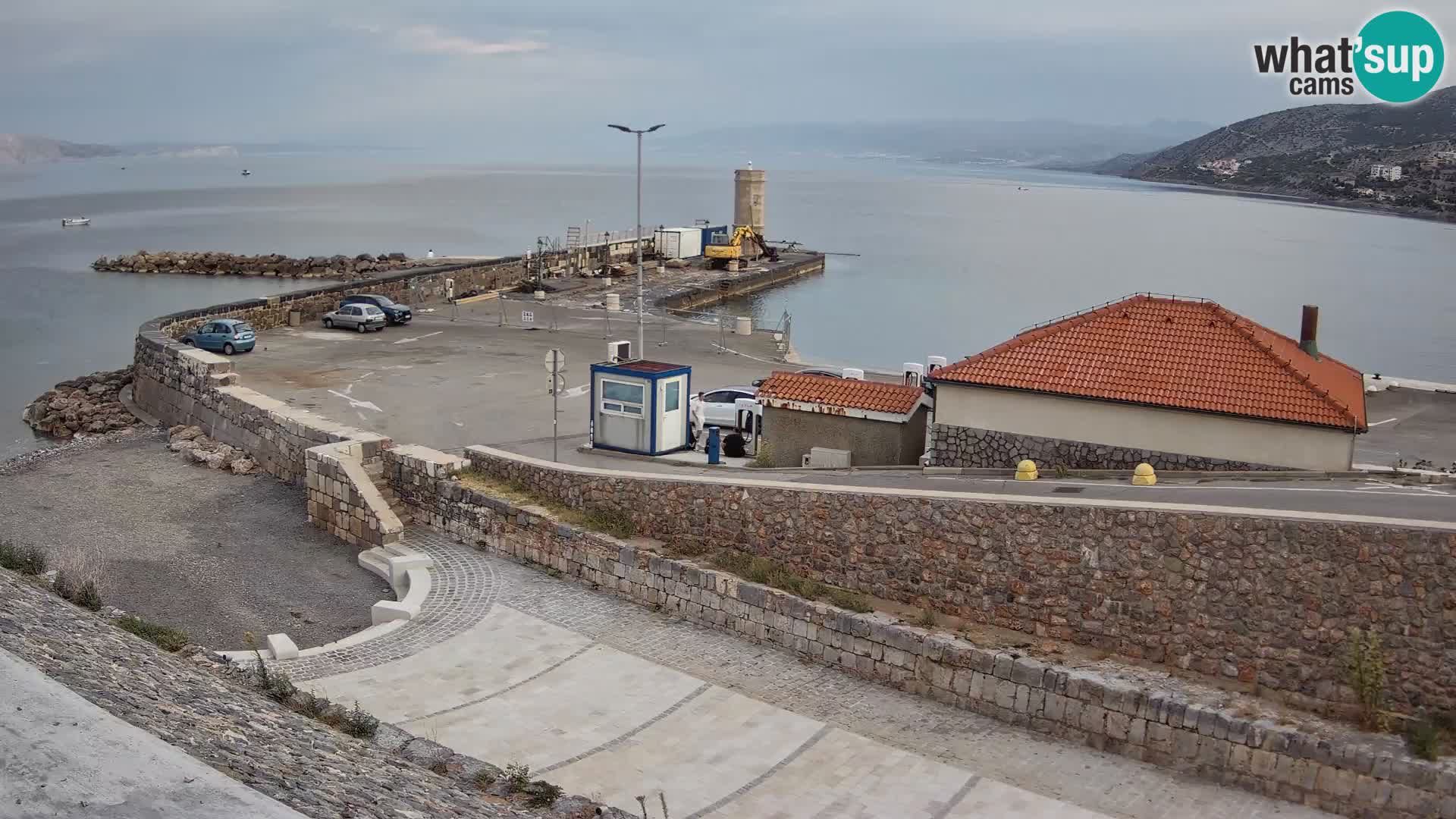 Webcam puerto de Senj – Rompeolas y faro en directo
