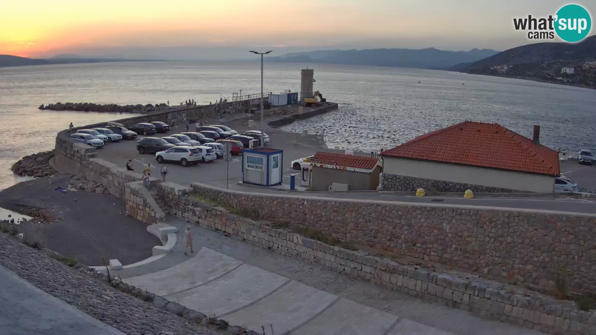 Senj Harbour Webcam – Breakwater & Lighthouse Live View