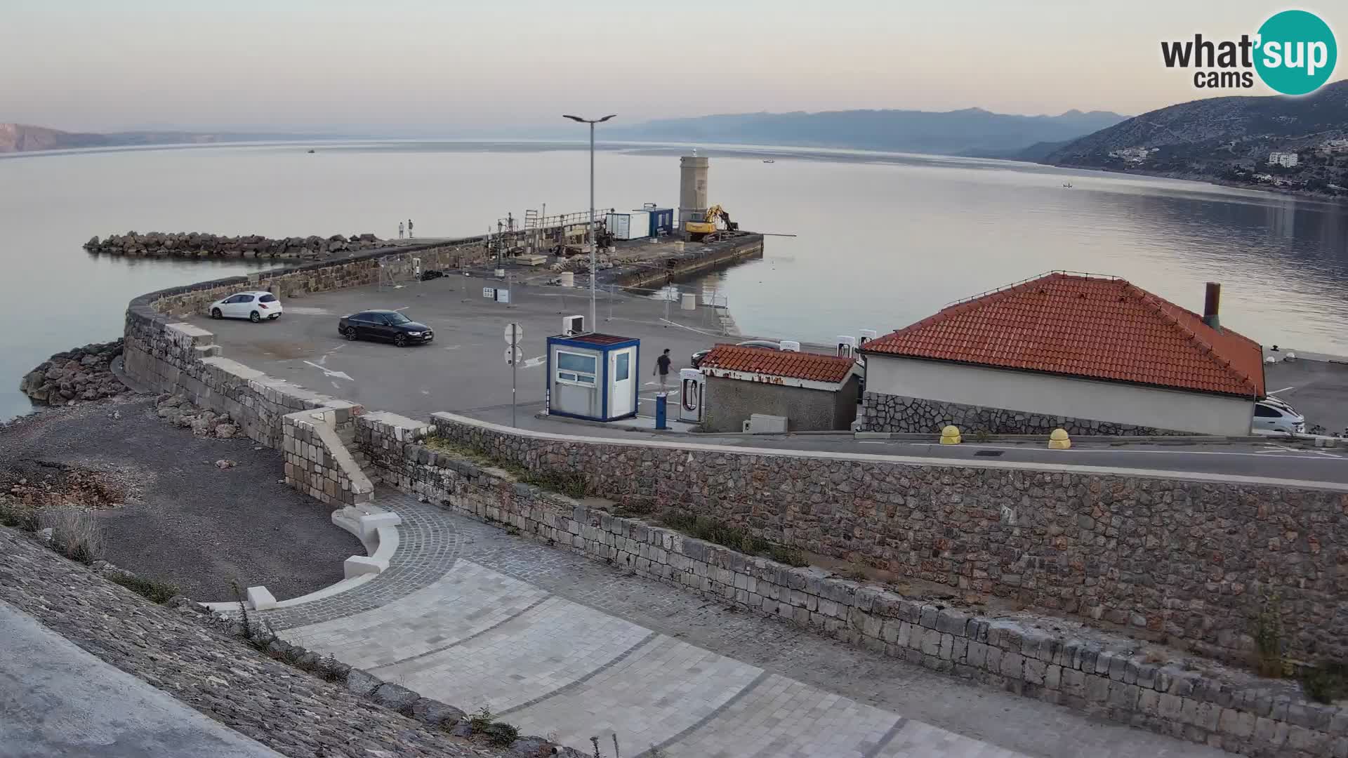 Senj Harbour Webcam – Breakwater & Lighthouse Live View