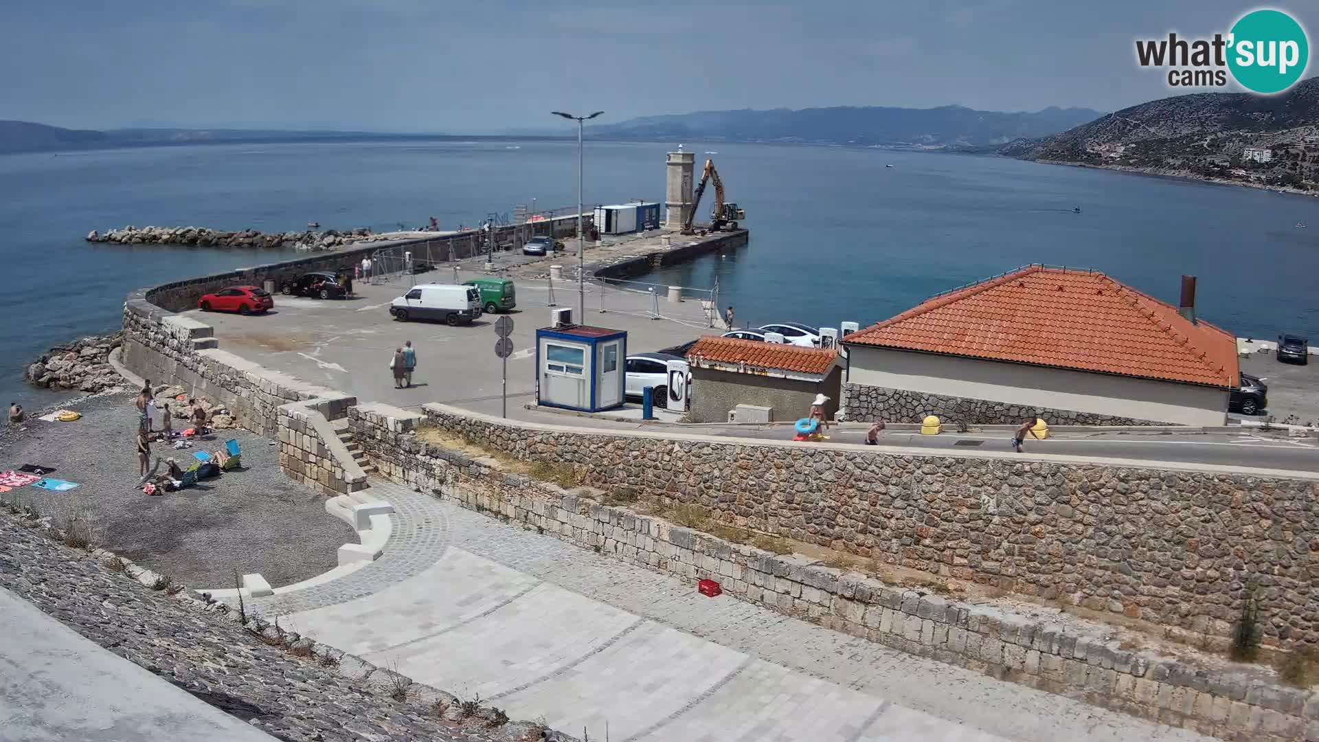 Webcam Porto di Segna – Frangiflutti e Faro in diretta
