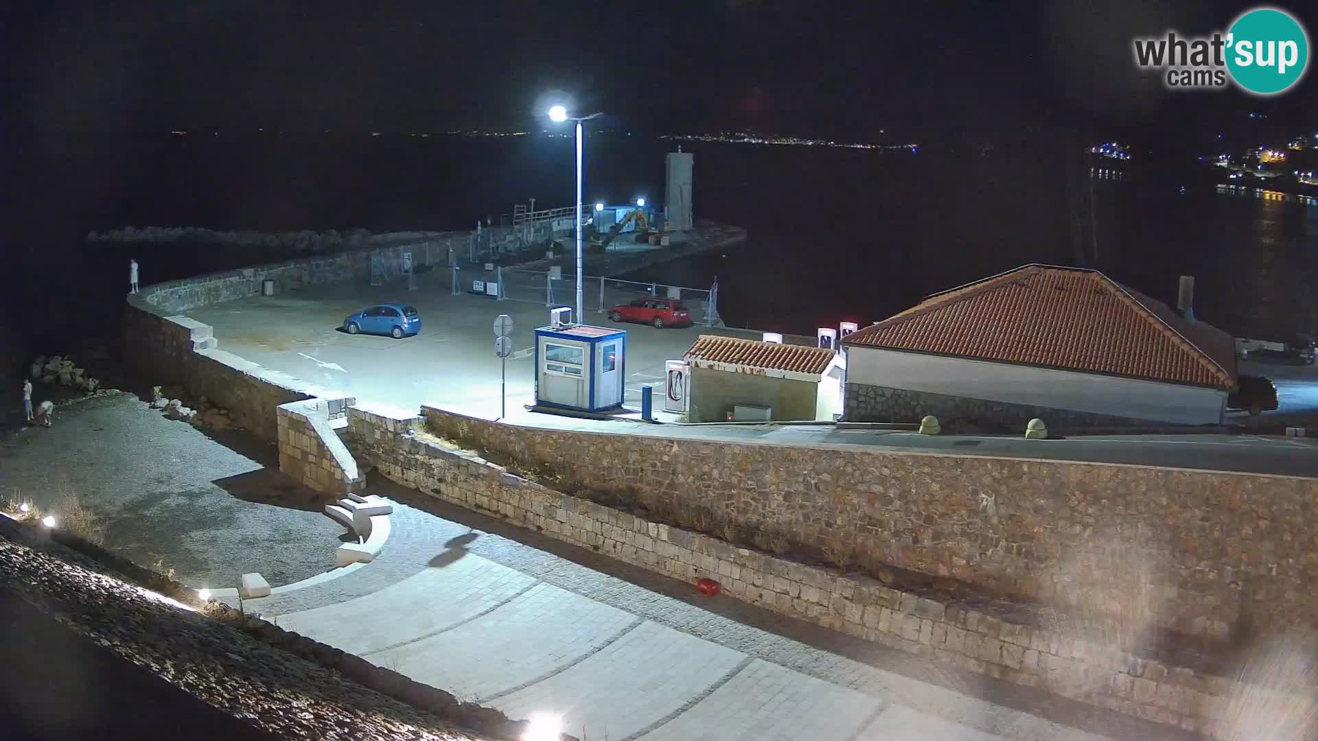 Webcam puerto de Senj – Rompeolas y faro en directo