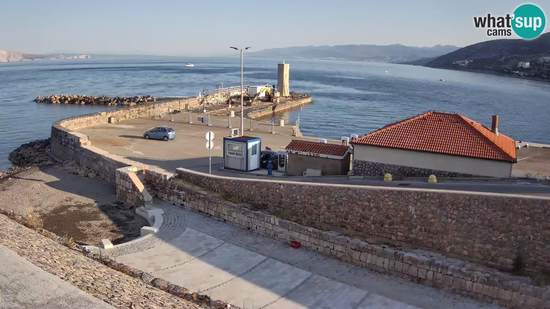 Senj Harbour Webcam – Breakwater & Lighthouse Live View