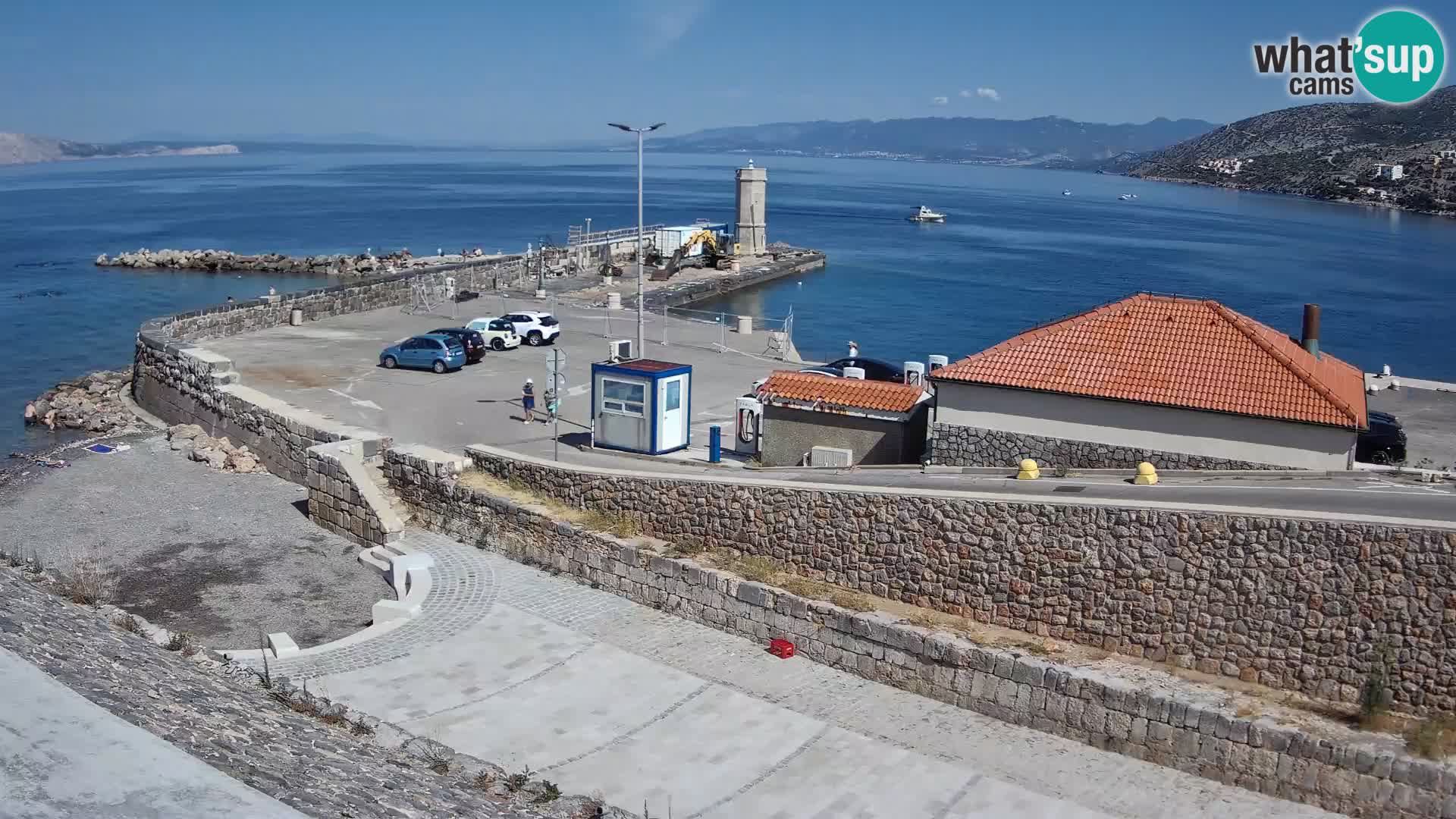 Senj Harbour Webcam – Breakwater & Lighthouse Live View