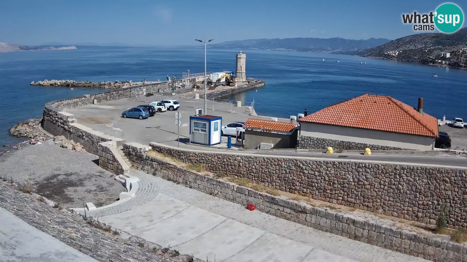 Senj Harbour Webcam – Breakwater & Lighthouse Live View