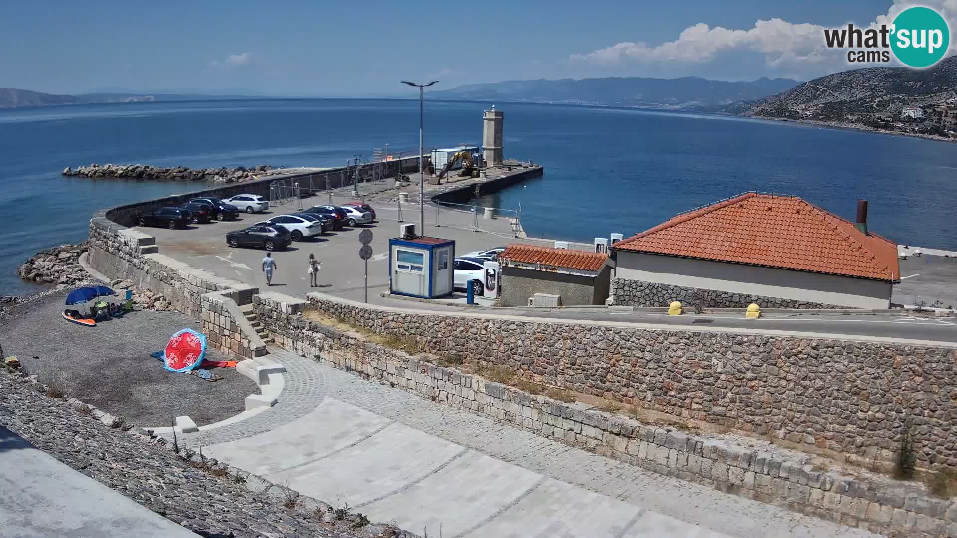 Webcam Porto di Segna – Frangiflutti e Faro in diretta
