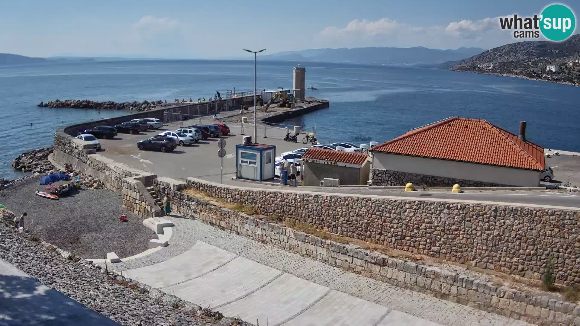 Webcam Porto di Segna – Frangiflutti e Faro in diretta