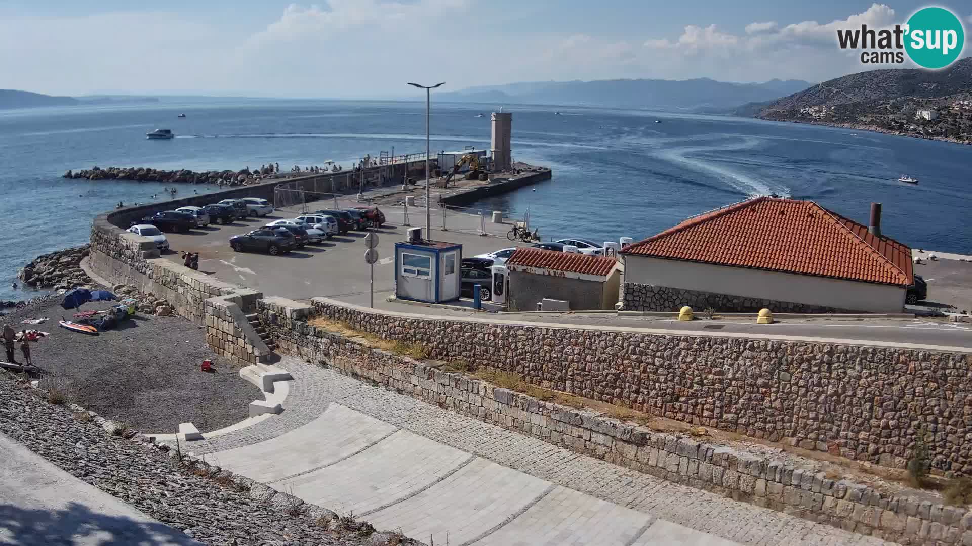 Senj Harbour Webcam – Breakwater & Lighthouse Live View