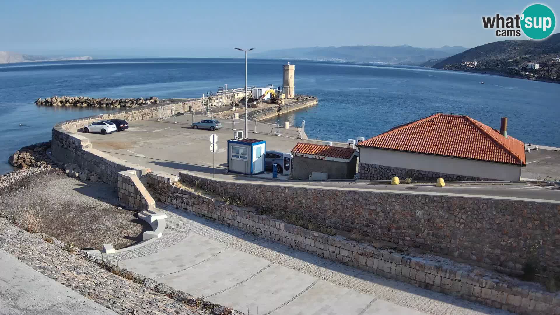 Senj Harbour Webcam – Breakwater & Lighthouse Live View