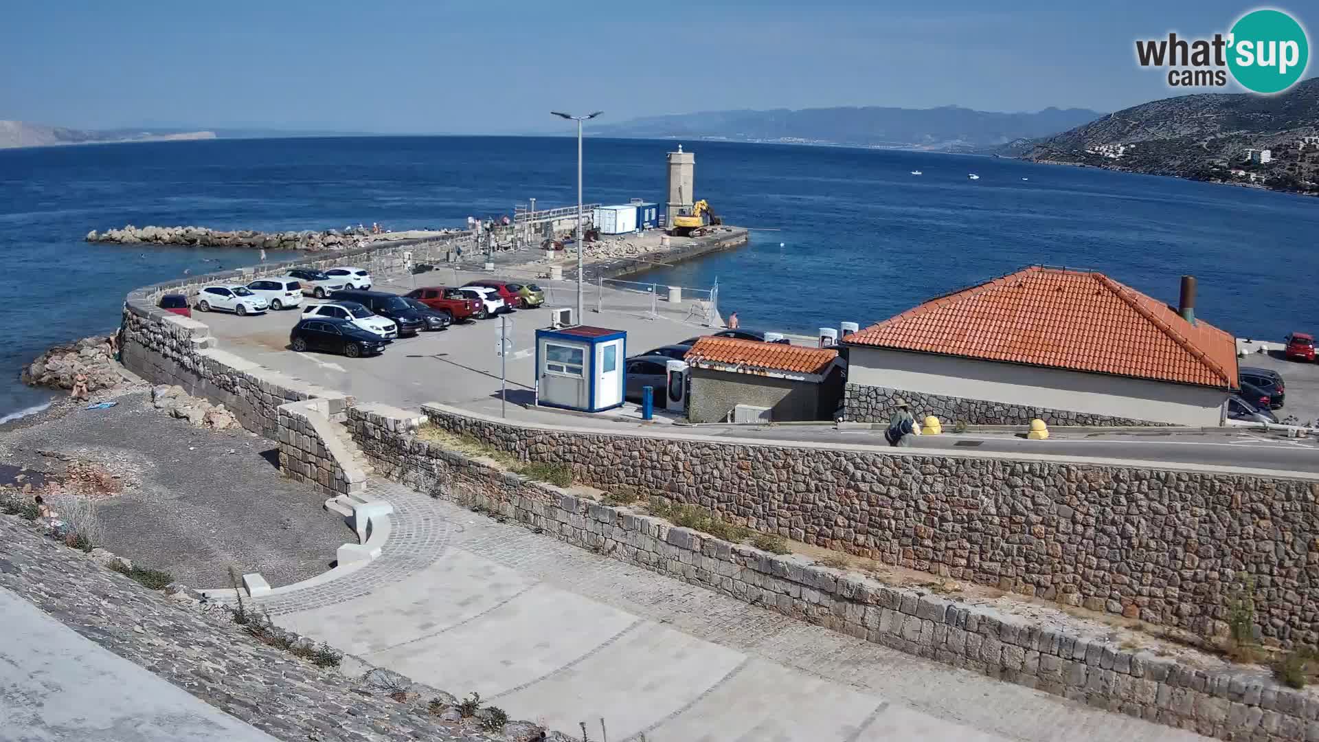 Web kamera Senj luka – Lukobran i svjetionik uživo