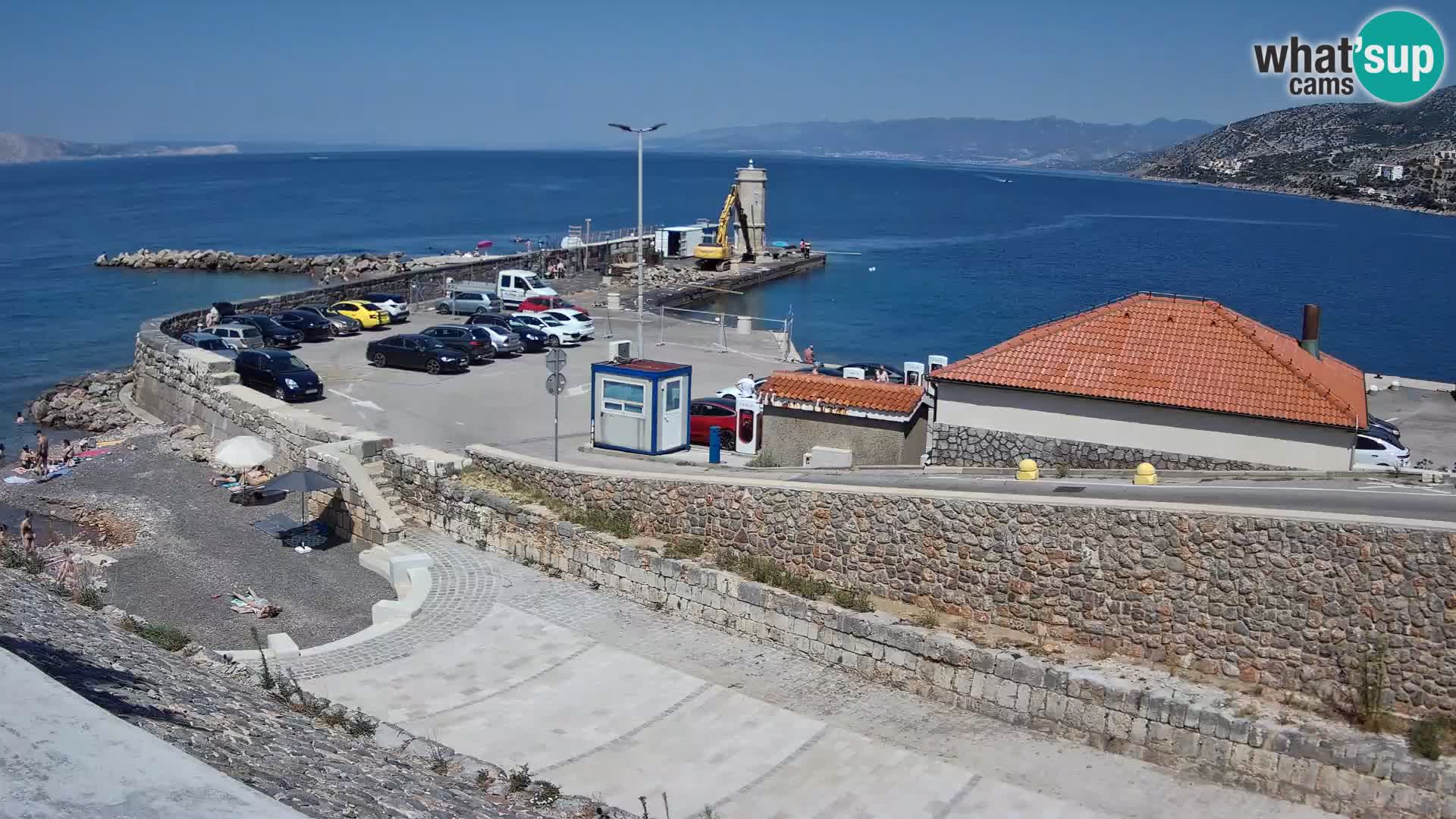 Senj Harbour Webcam – Breakwater & Lighthouse Live View