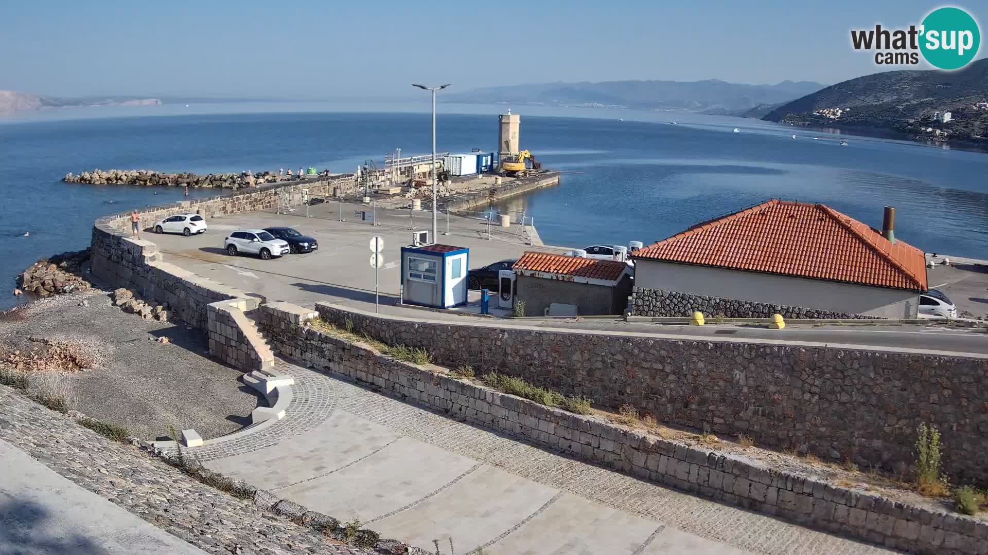 Webcam Porto di Segna – Frangiflutti e Faro in diretta