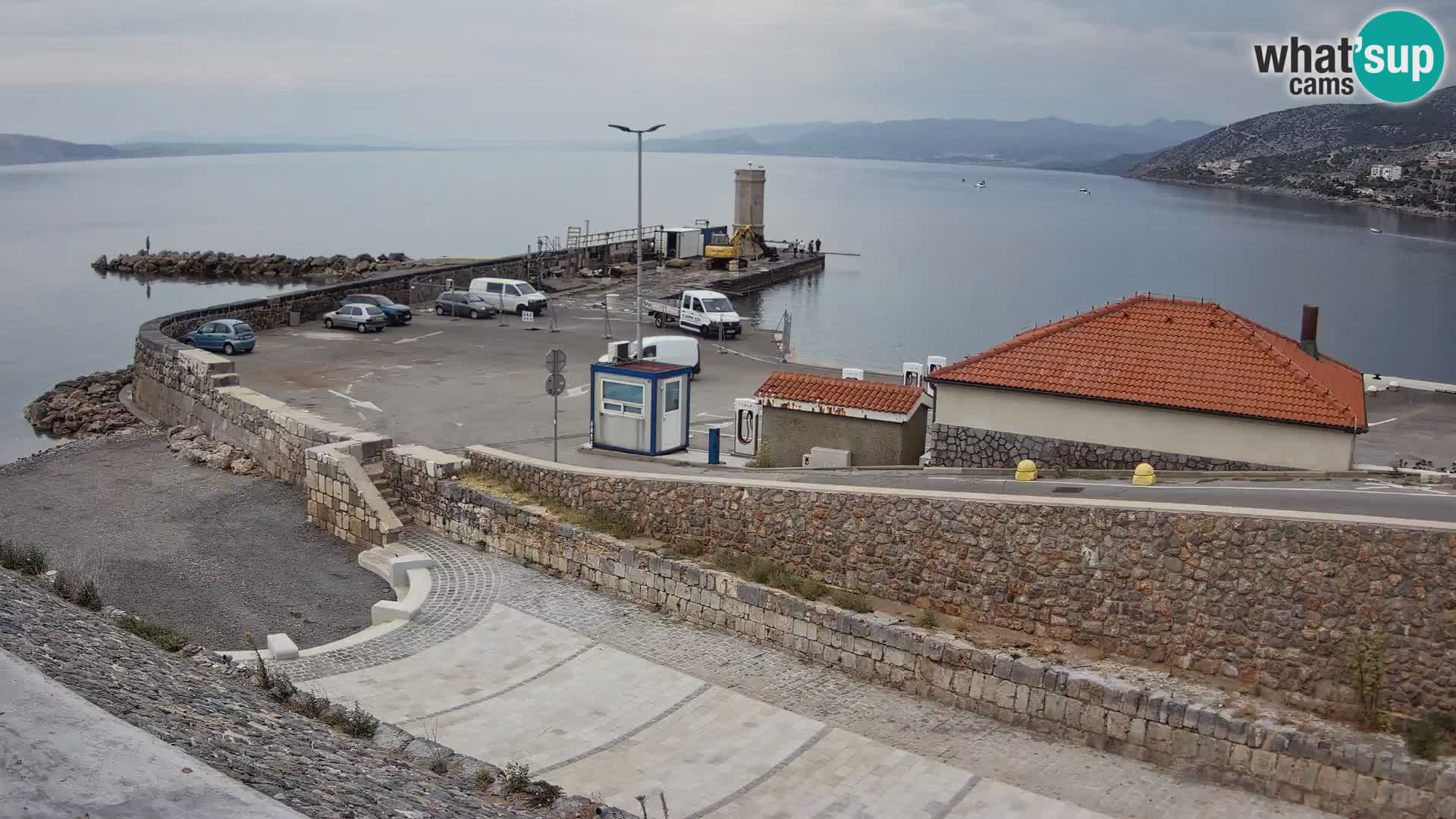 Senj Harbour Webcam – Breakwater & Lighthouse Live View