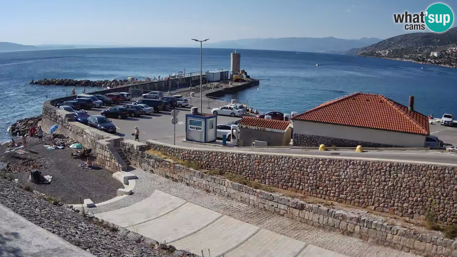 Senj Harbour Webcam – Breakwater & Lighthouse Live View