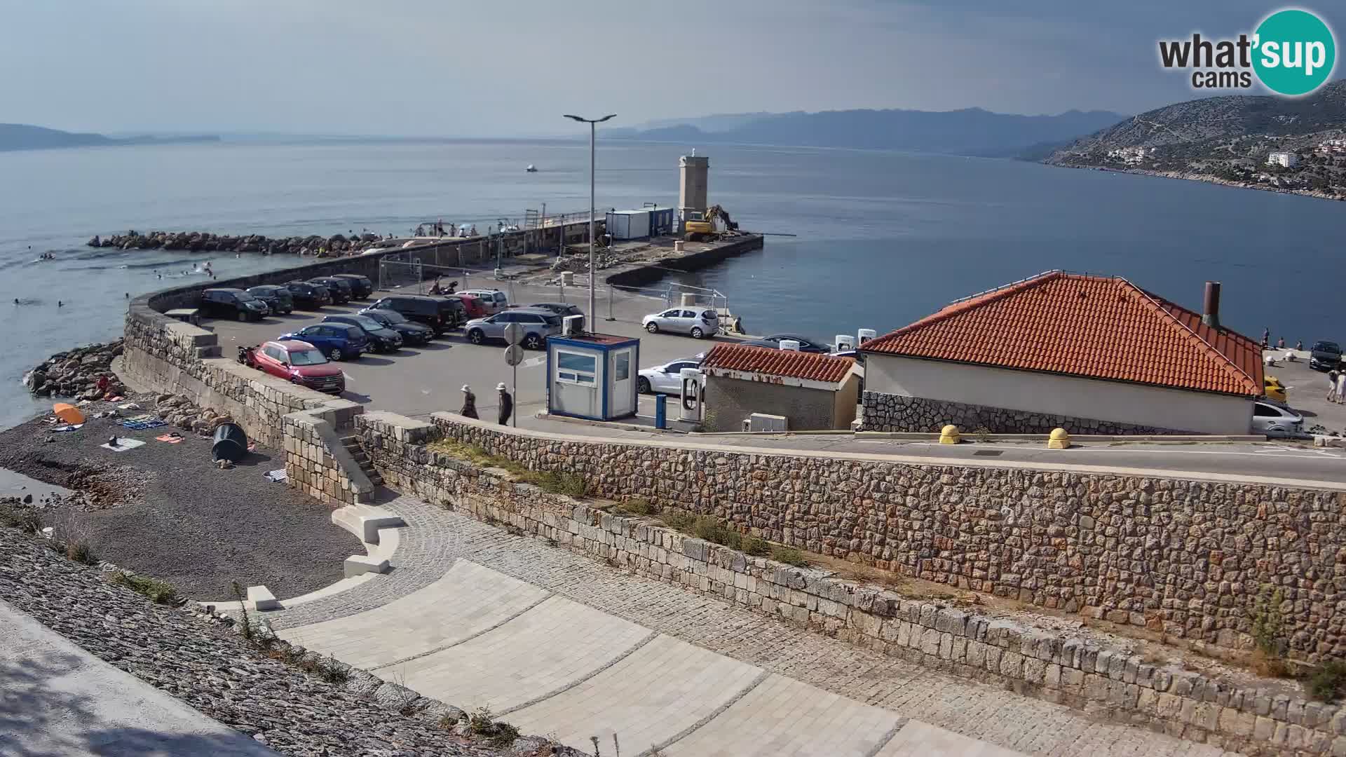 Webcam Porto di Segna – Frangiflutti e Faro in diretta