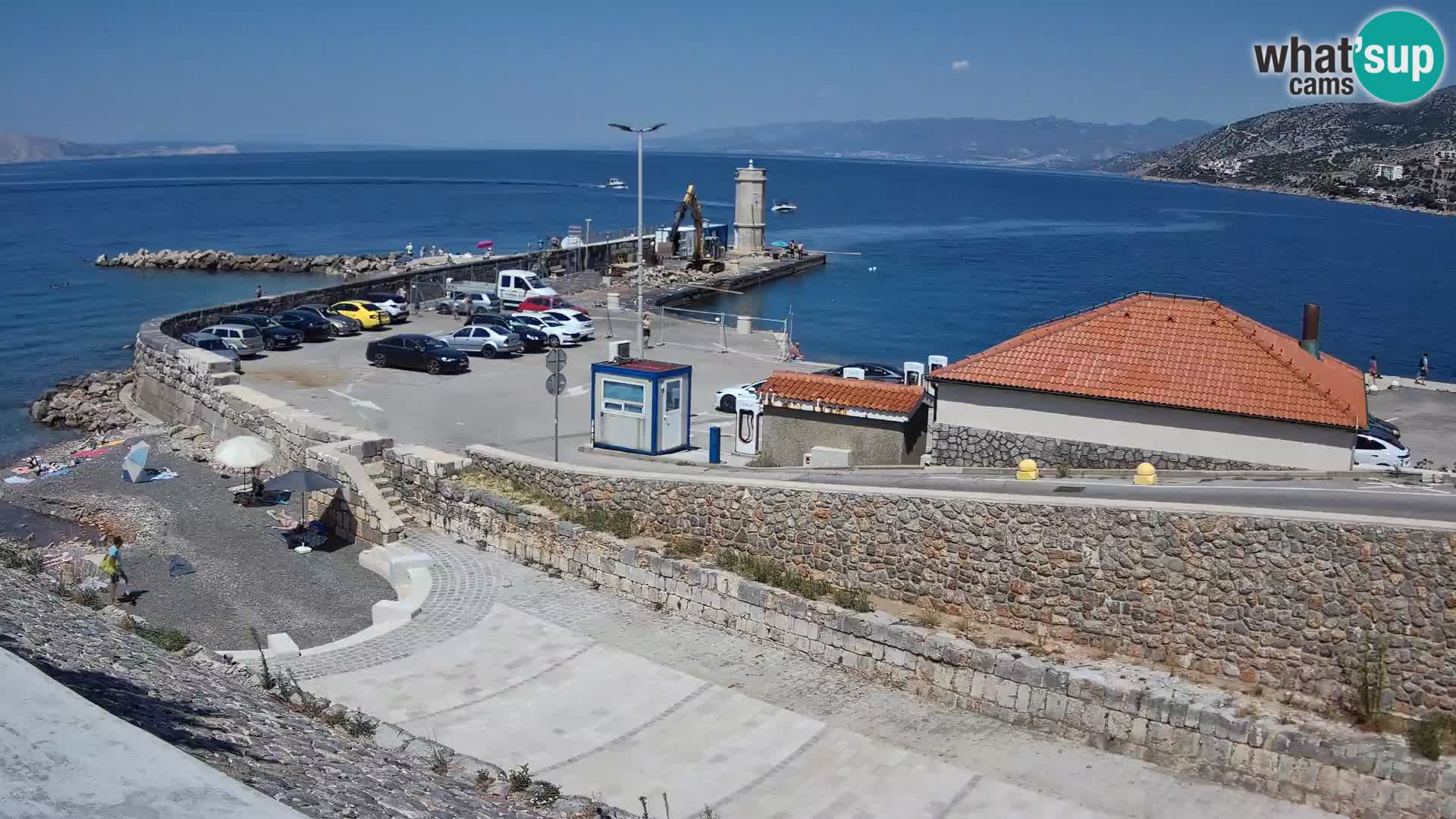 Webcam Porto di Segna – Frangiflutti e Faro in diretta