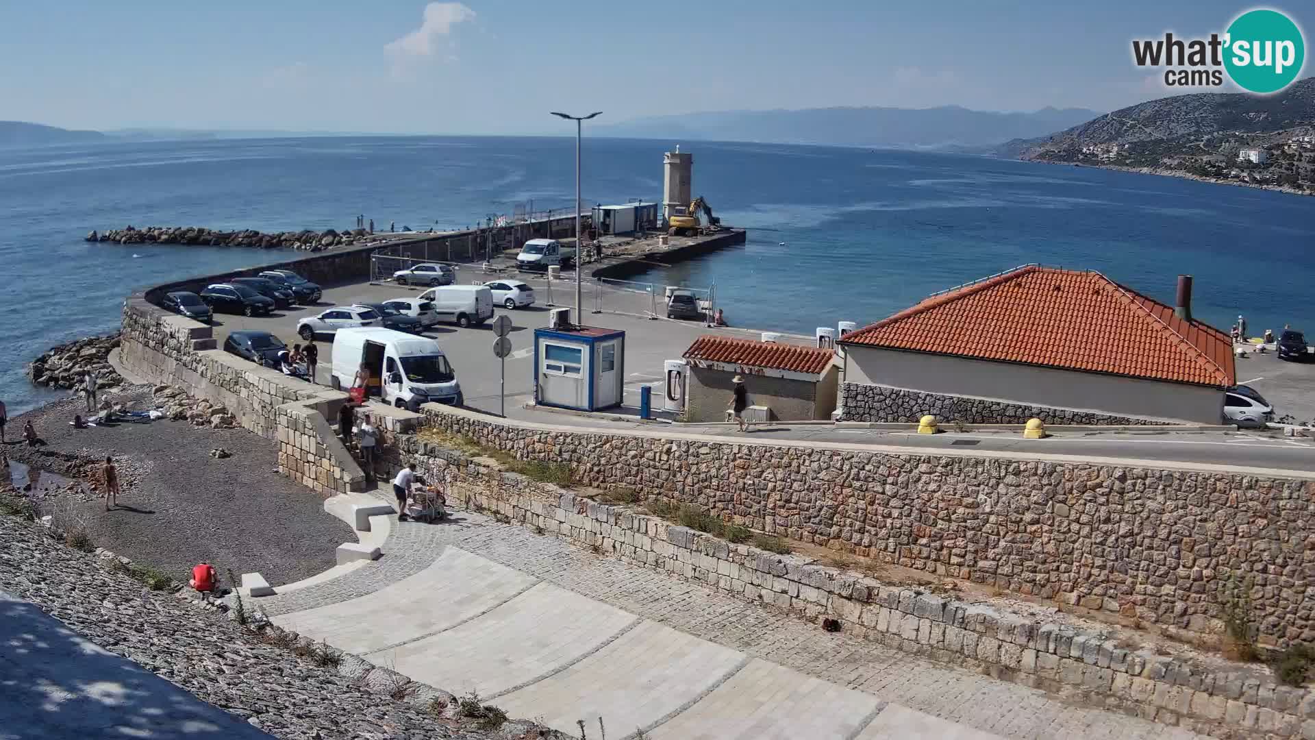 Webcam Porto di Segna – Frangiflutti e Faro in diretta