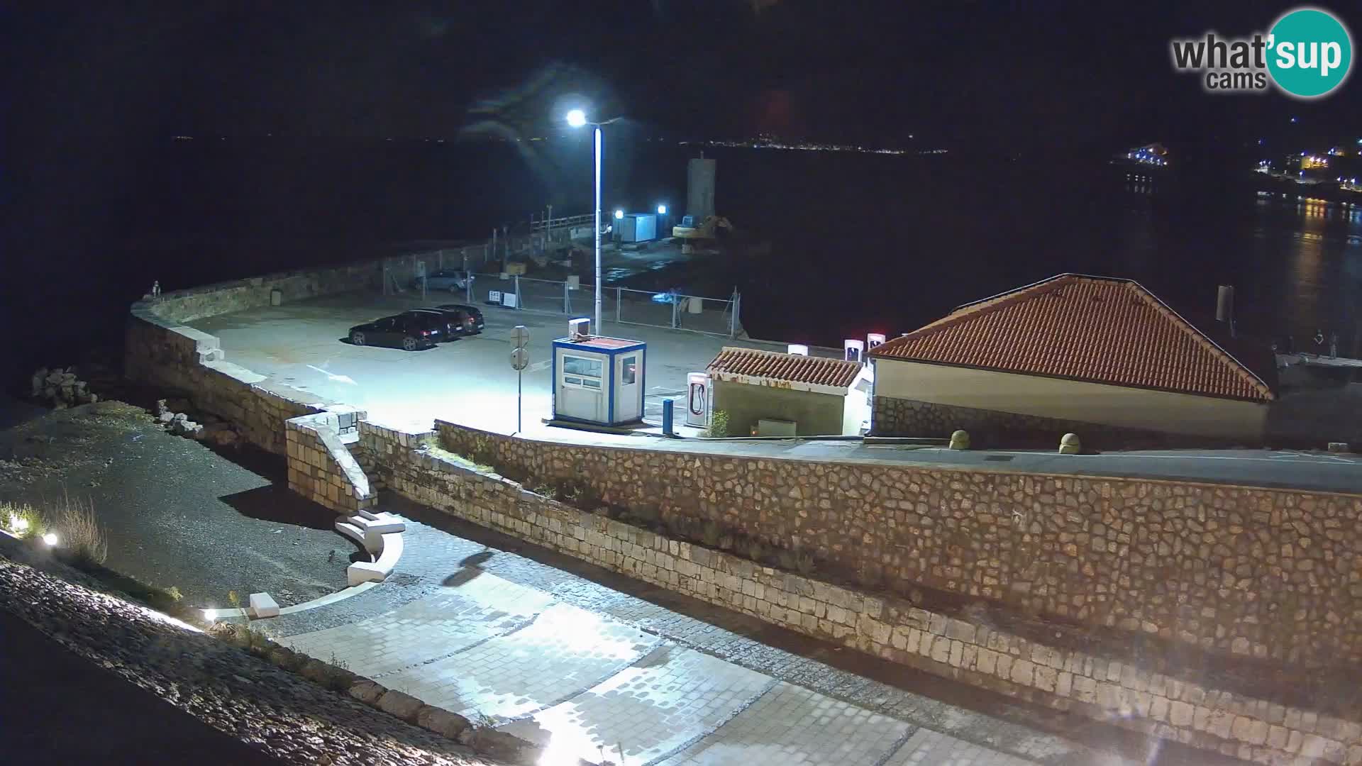 Senj Harbour Webcam – Breakwater & Lighthouse Live View