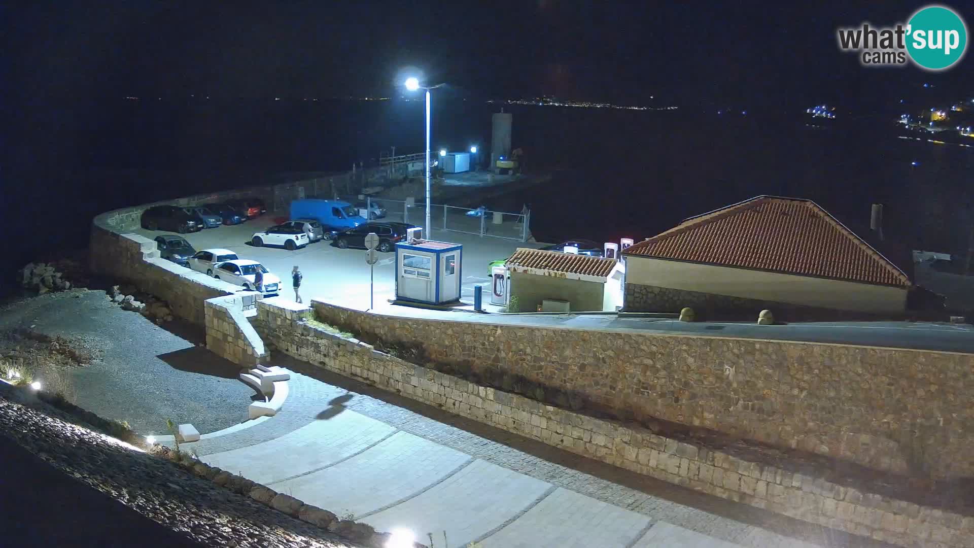 Senj Hafen Webcam – Wellenbrecher & Leuchtturm Liveblick