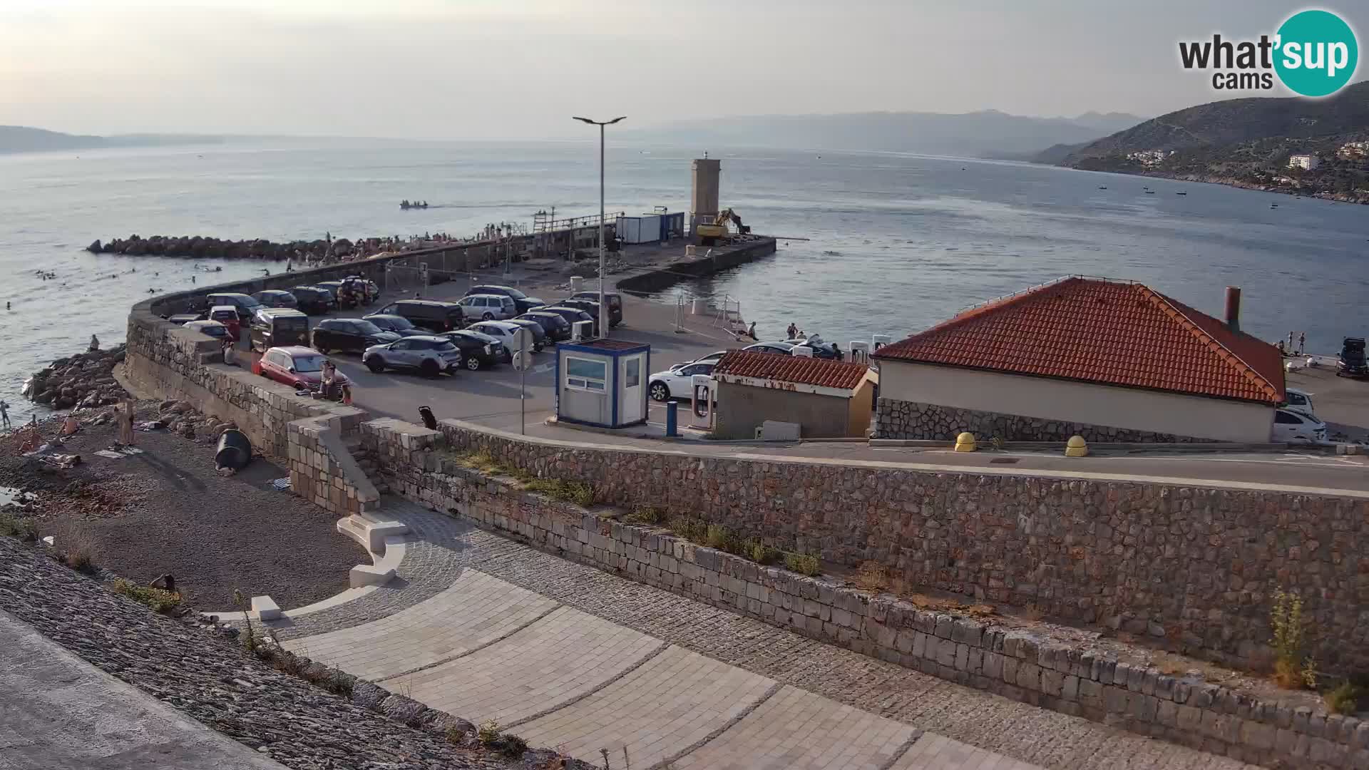 Senj Harbour Webcam – Breakwater & Lighthouse Live View