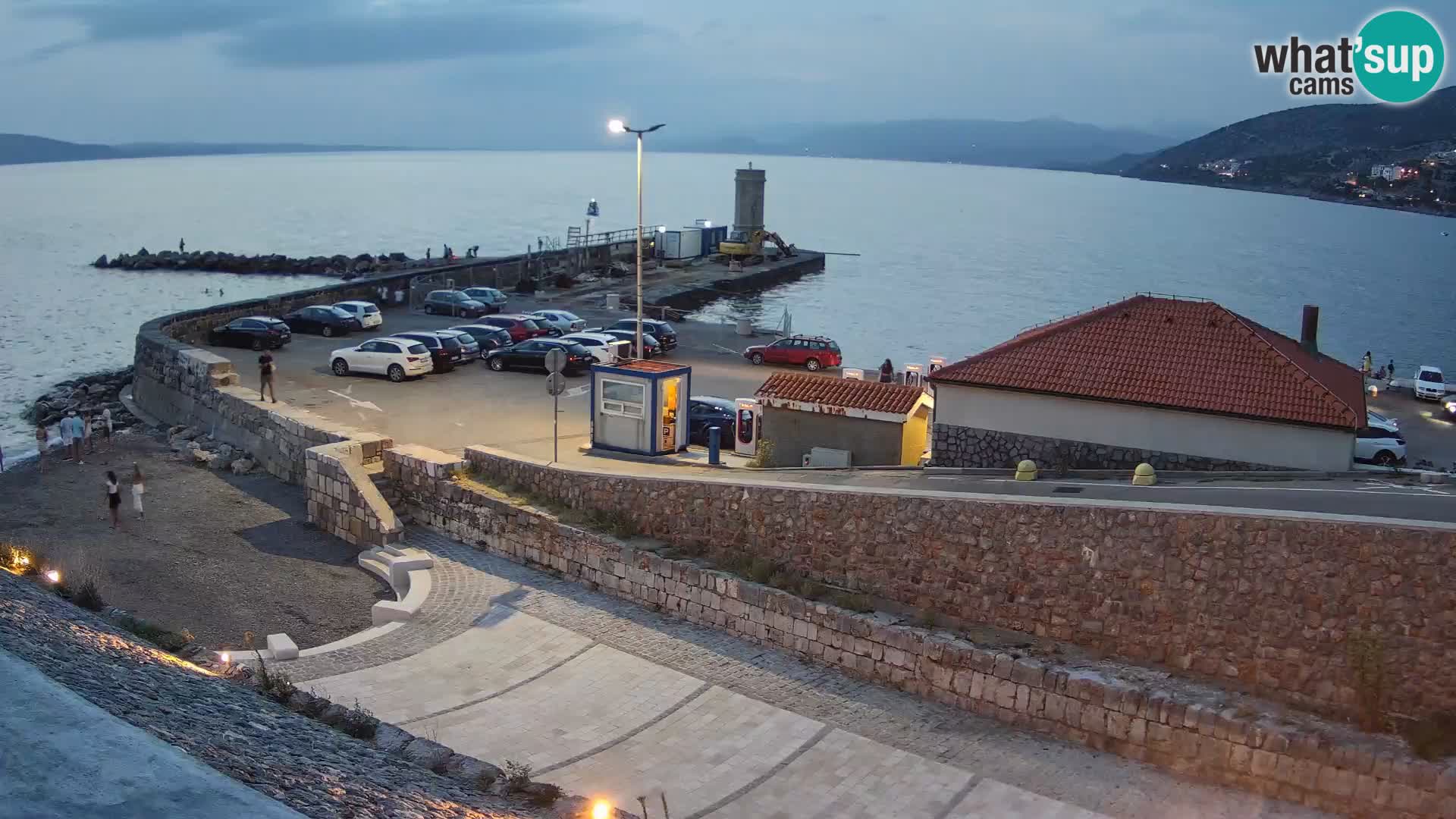 Senj Harbour Webcam – Breakwater & Lighthouse Live View