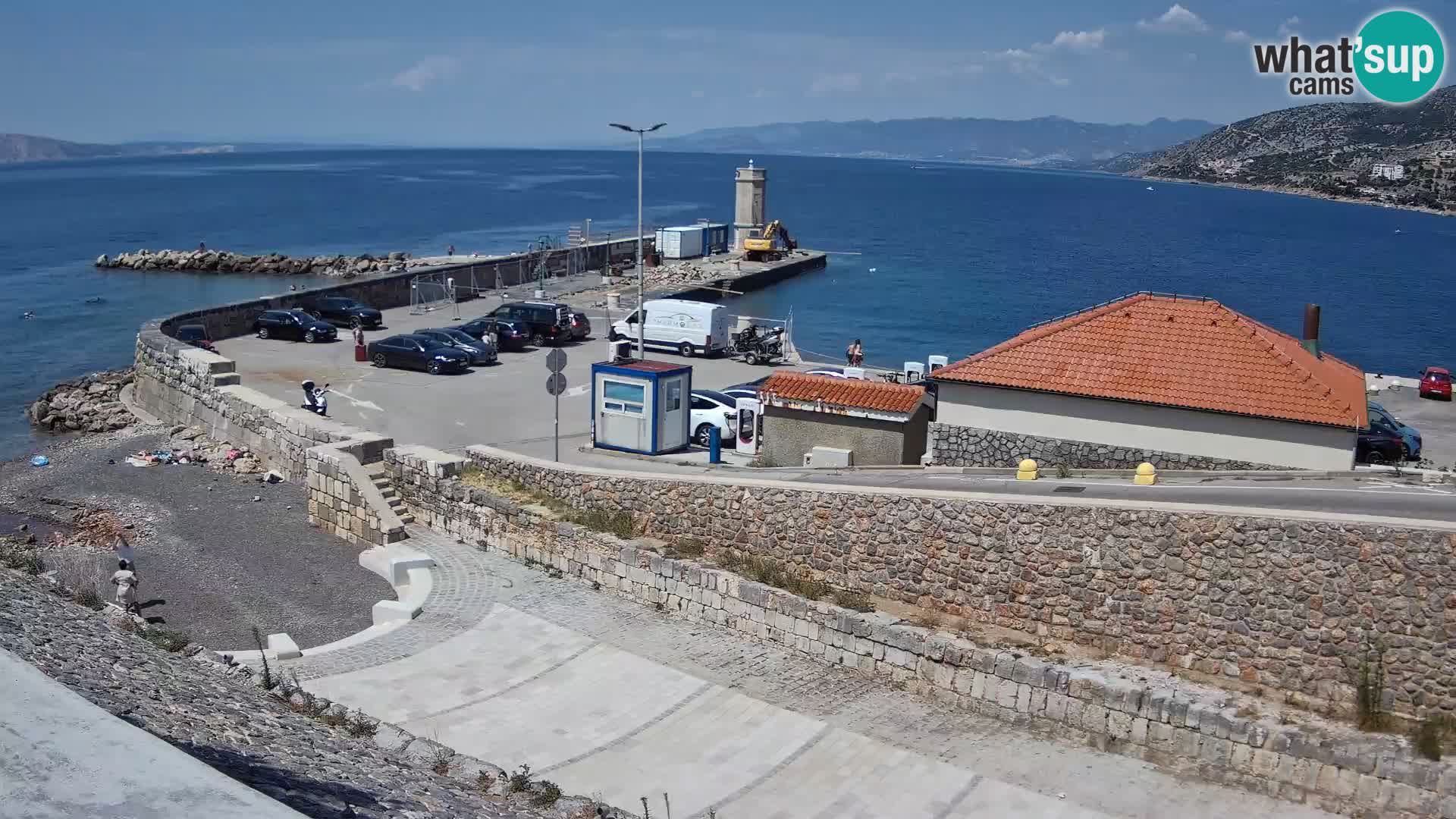 Web kamera Senj luka – Lukobran i svjetionik uživo