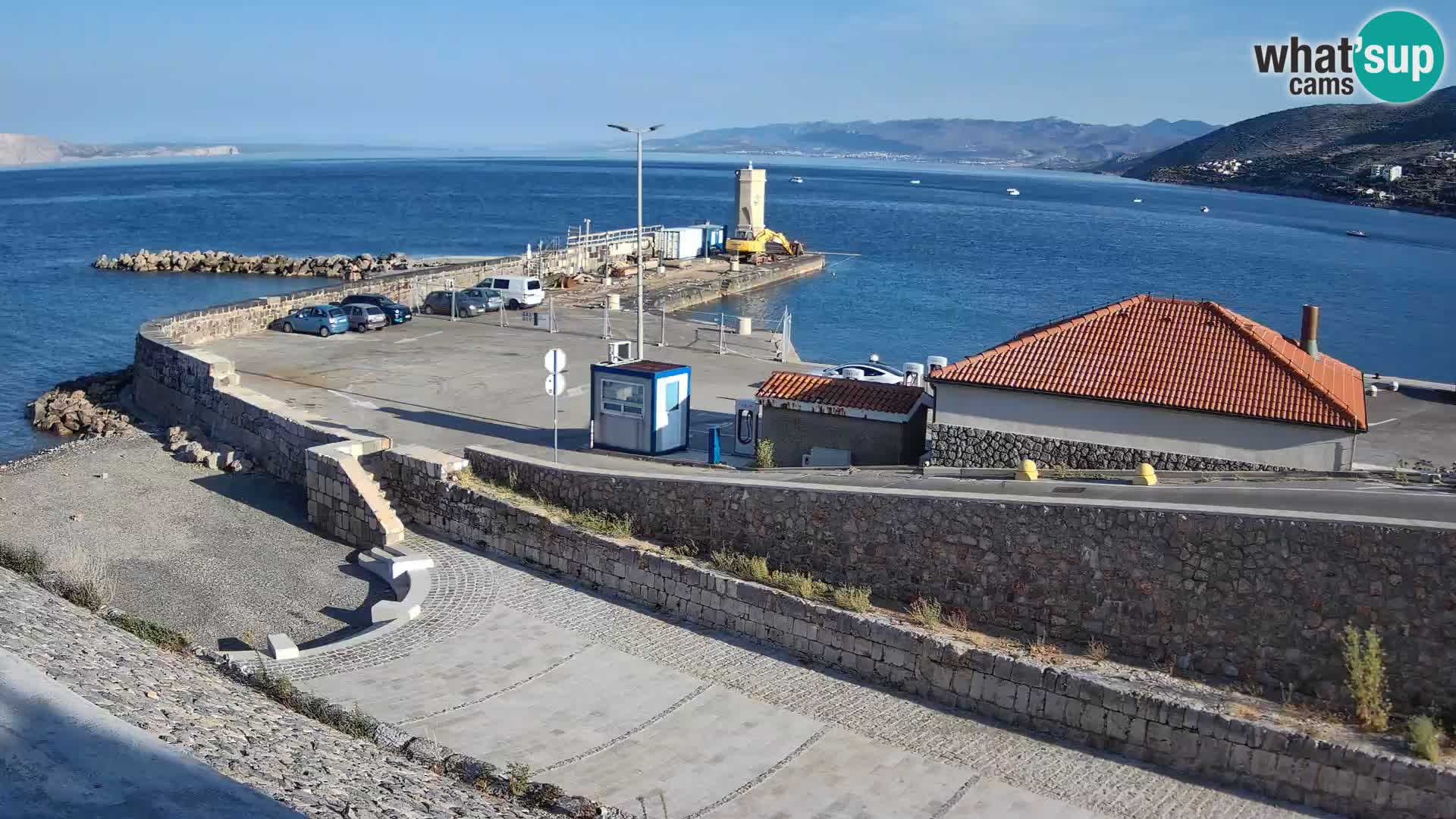 Senj Harbour Webcam – Breakwater & Lighthouse Live View