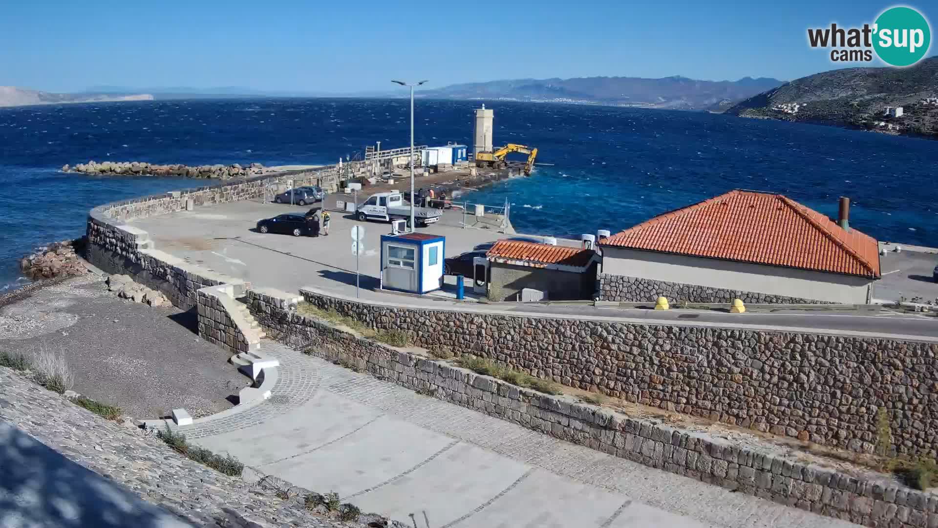 Senj Harbour Webcam – Breakwater & Lighthouse Live View