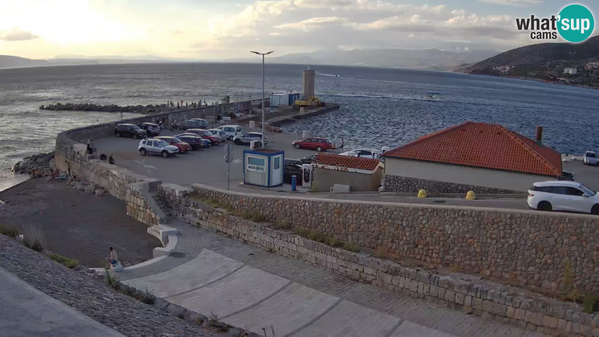 Senj Harbour Webcam – Breakwater & Lighthouse Live View