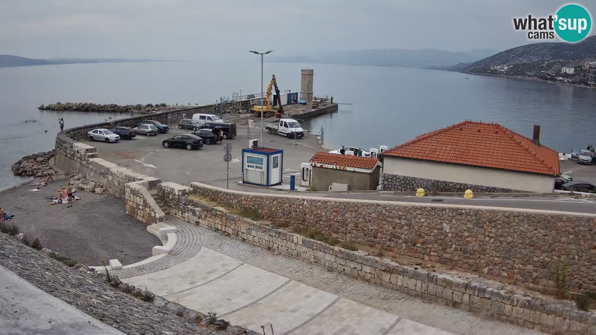 Senj Harbour Webcam – Breakwater & Lighthouse Live View