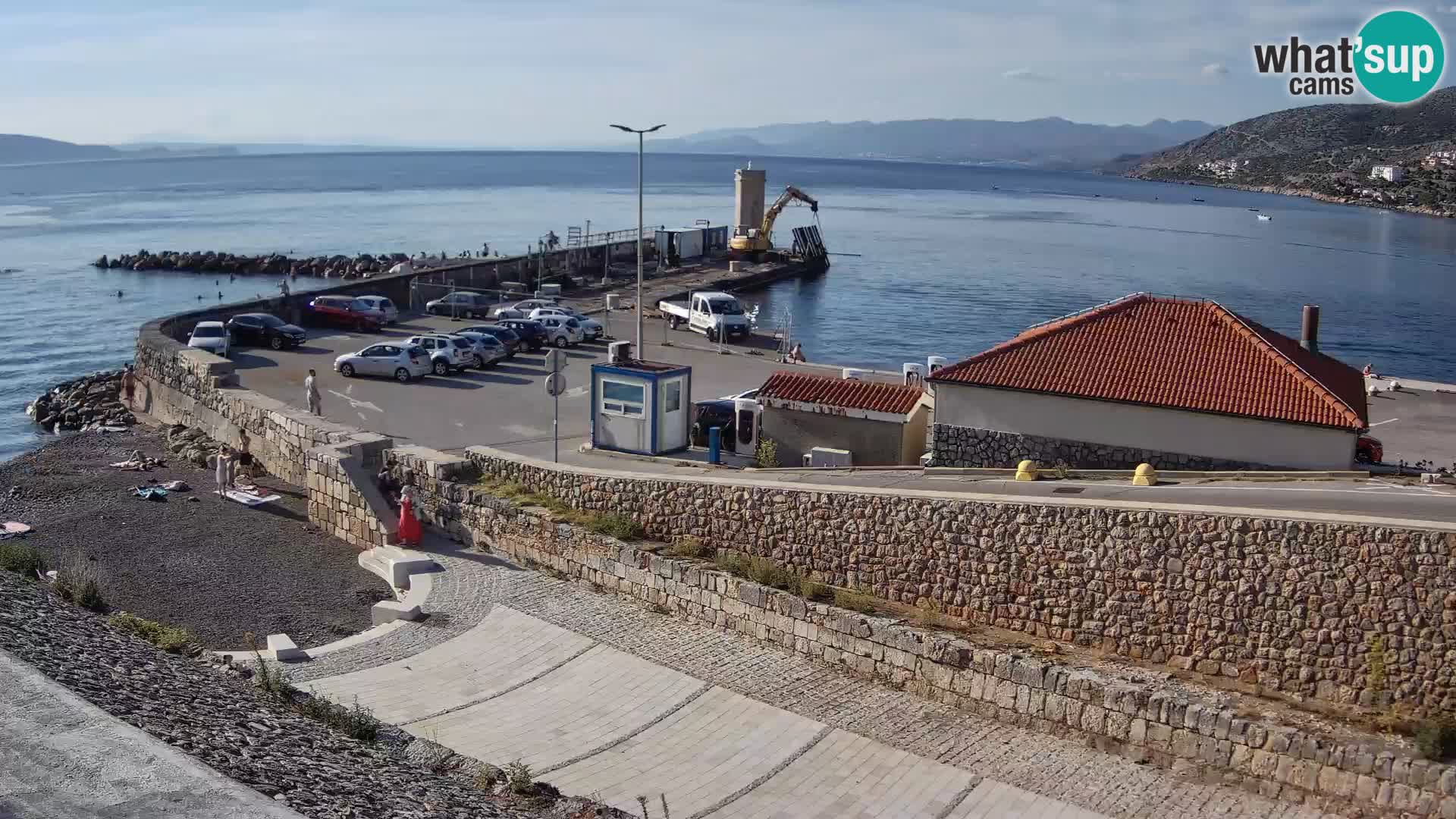 Senj Harbour Webcam – Breakwater & Lighthouse Live View