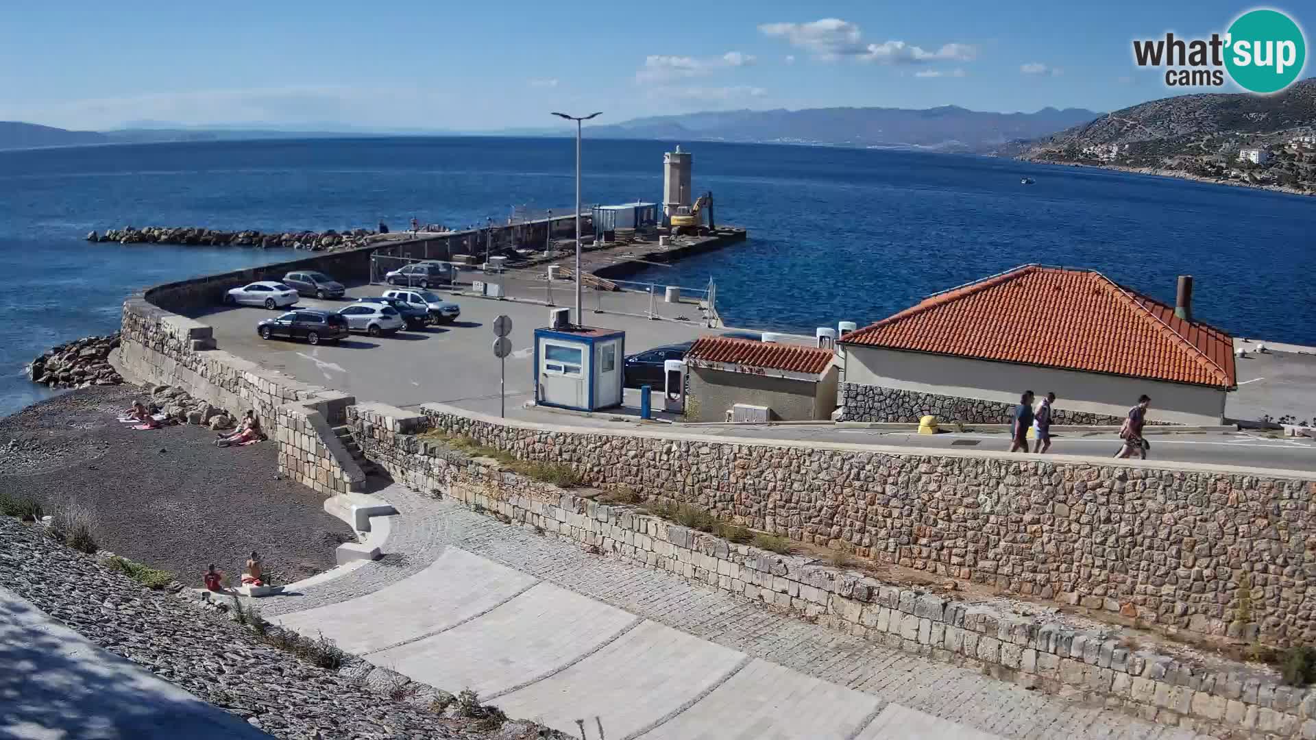 Webcam Porto di Segna – Frangiflutti e Faro in diretta