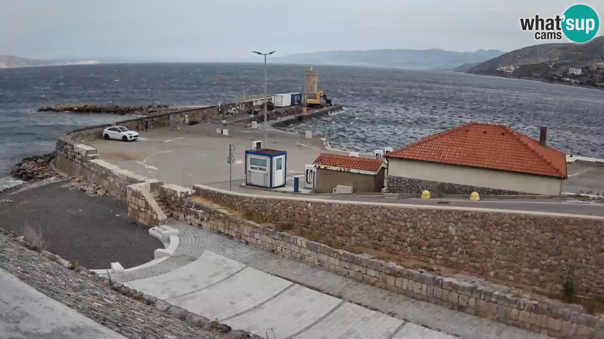 Senj Harbour Webcam – Breakwater & Lighthouse Live View