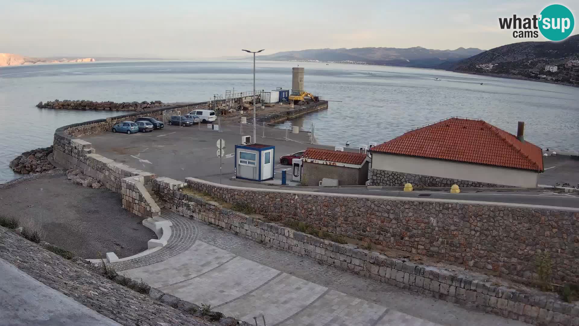 Webcam puerto de Senj – Rompeolas y faro en directo