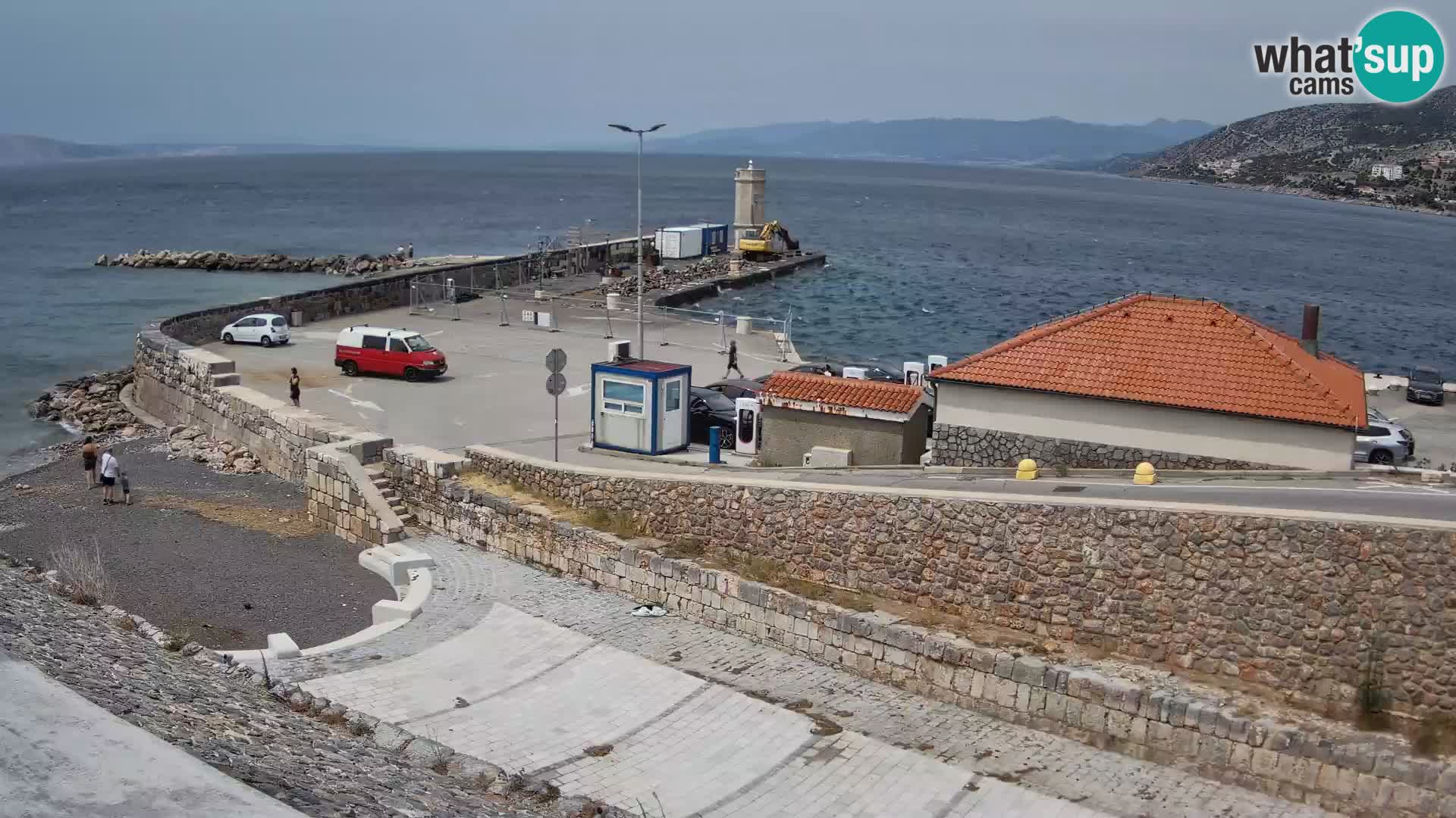 Senj Harbour Webcam – Breakwater & Lighthouse Live View