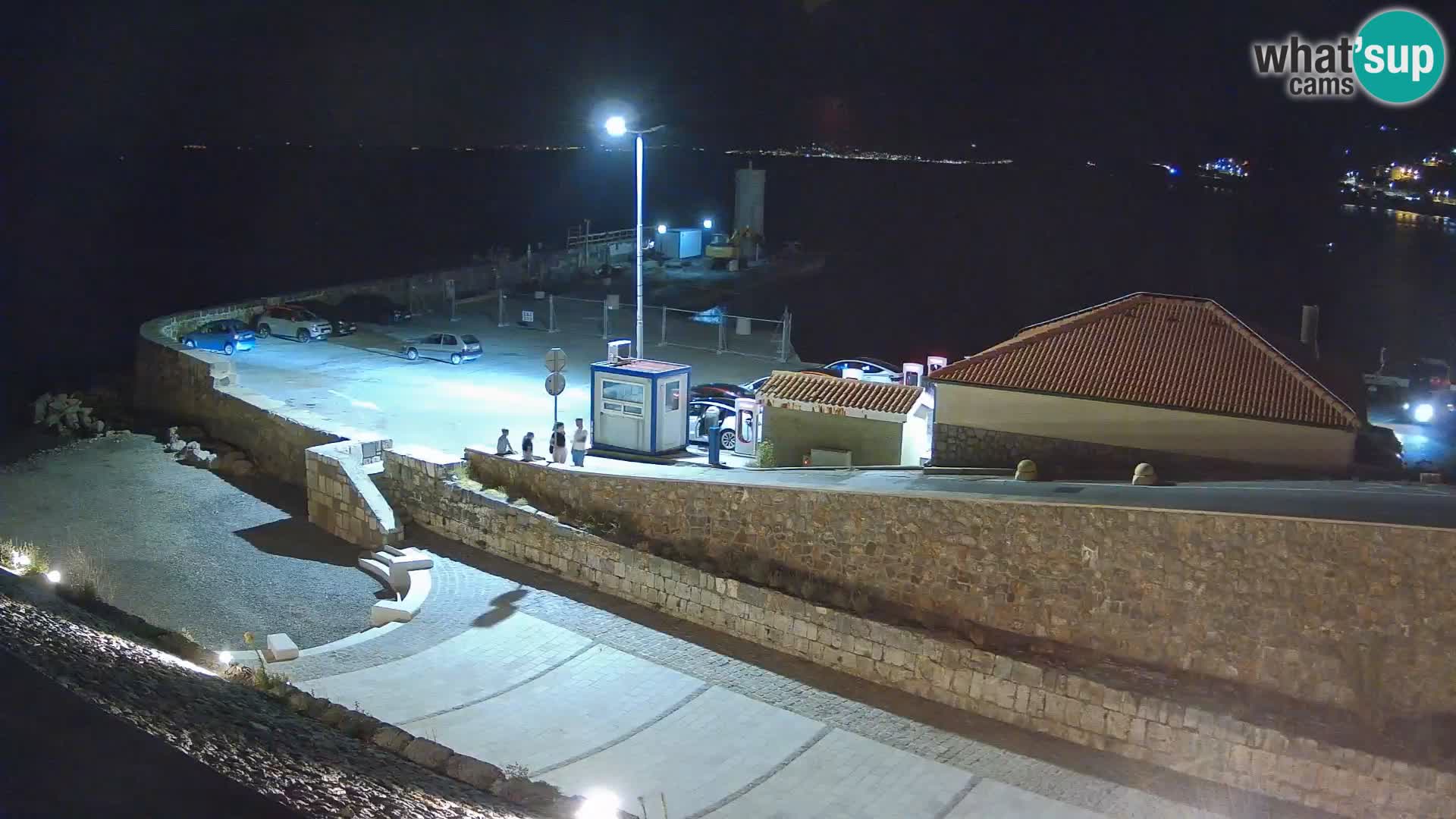 Senj Hafen Webcam – Wellenbrecher & Leuchtturm Liveblick