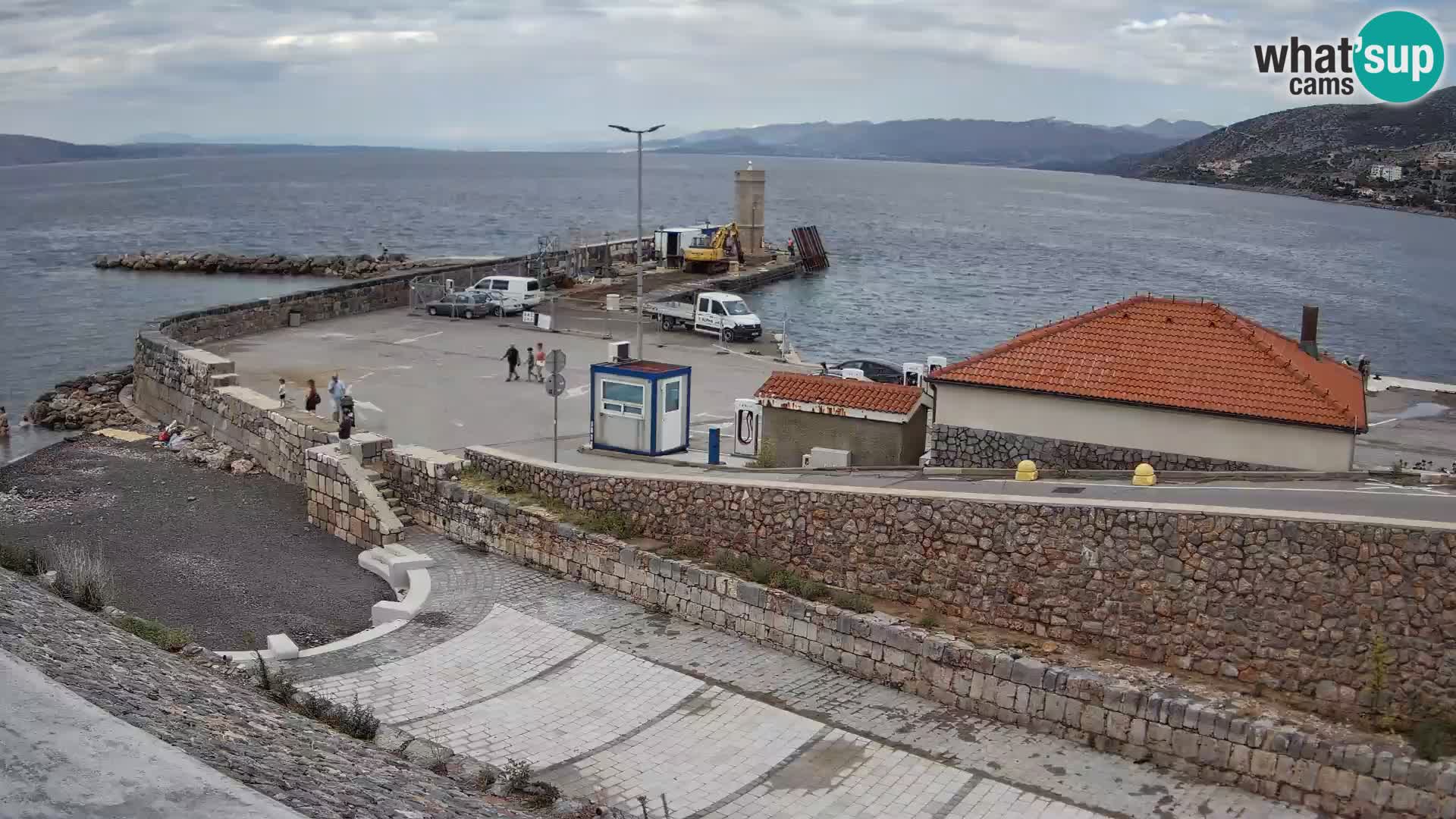 Senj Harbour Webcam – Breakwater & Lighthouse Live View