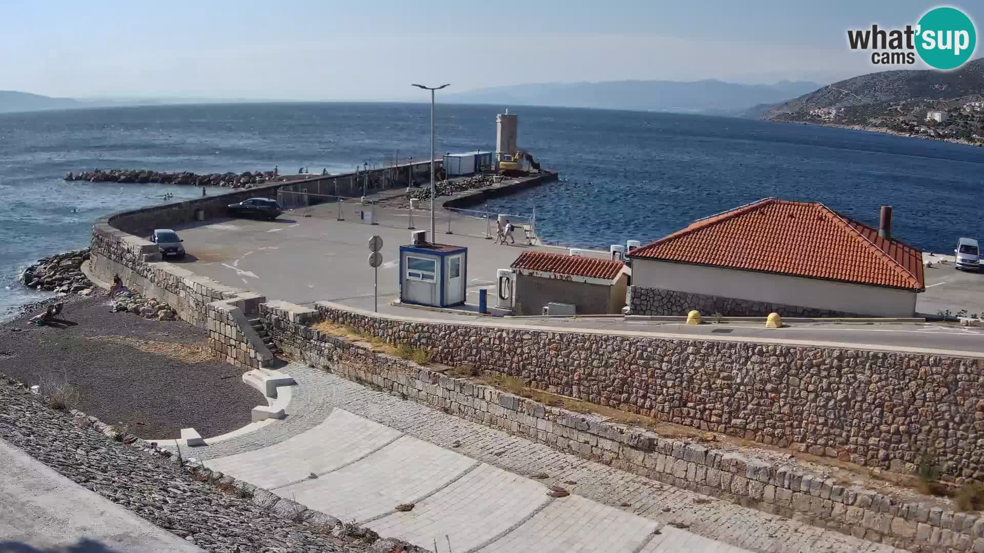 Web kamera Senj luka – Lukobran i svjetionik uživo