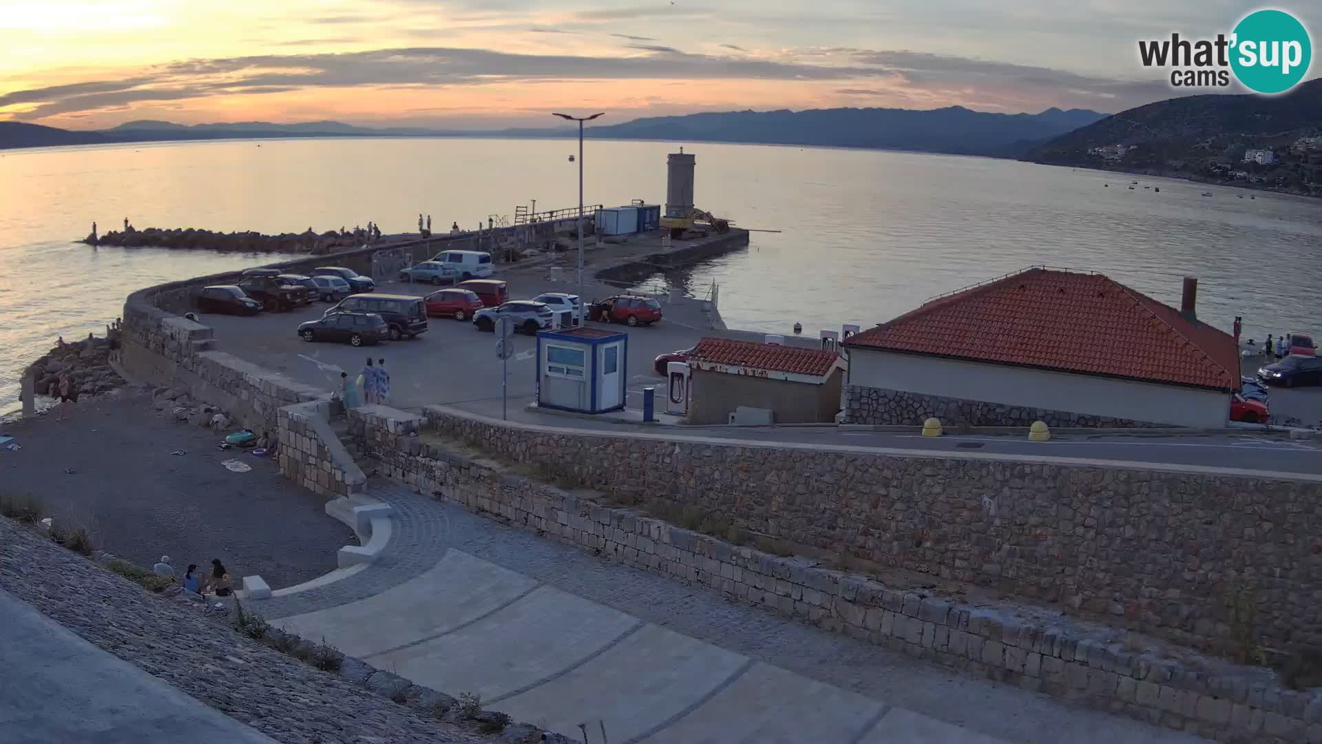 Senj Harbour Webcam – Breakwater & Lighthouse Live View