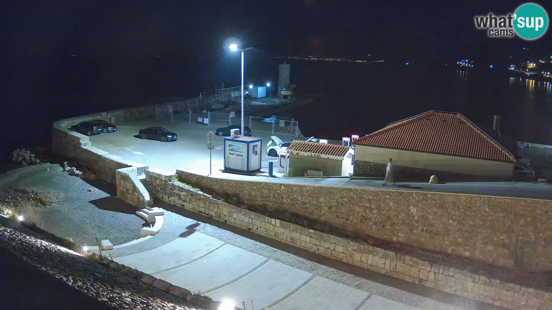 Webcam puerto de Senj – Rompeolas y faro en directo