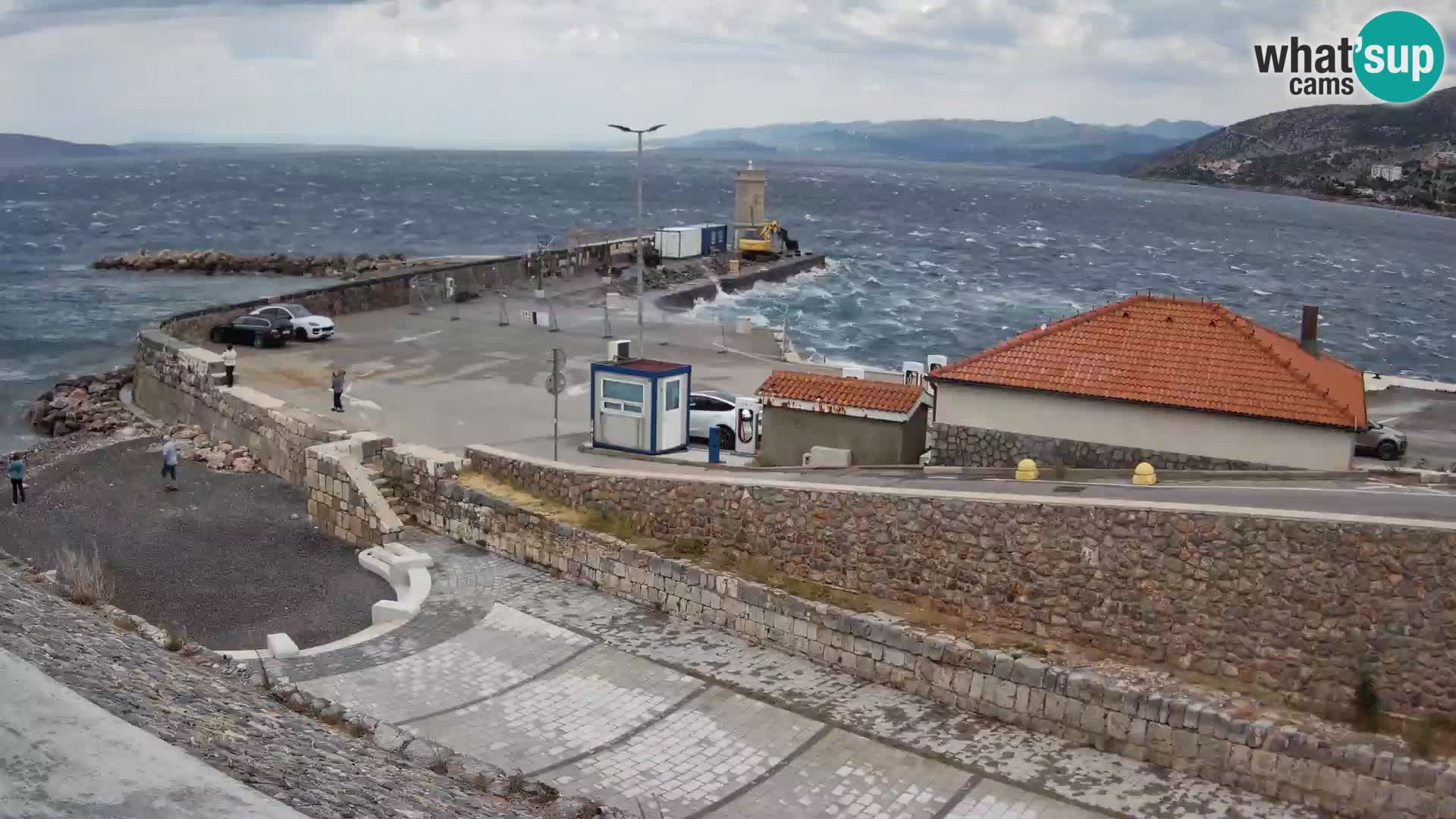Senj Harbour Webcam – Breakwater & Lighthouse Live View