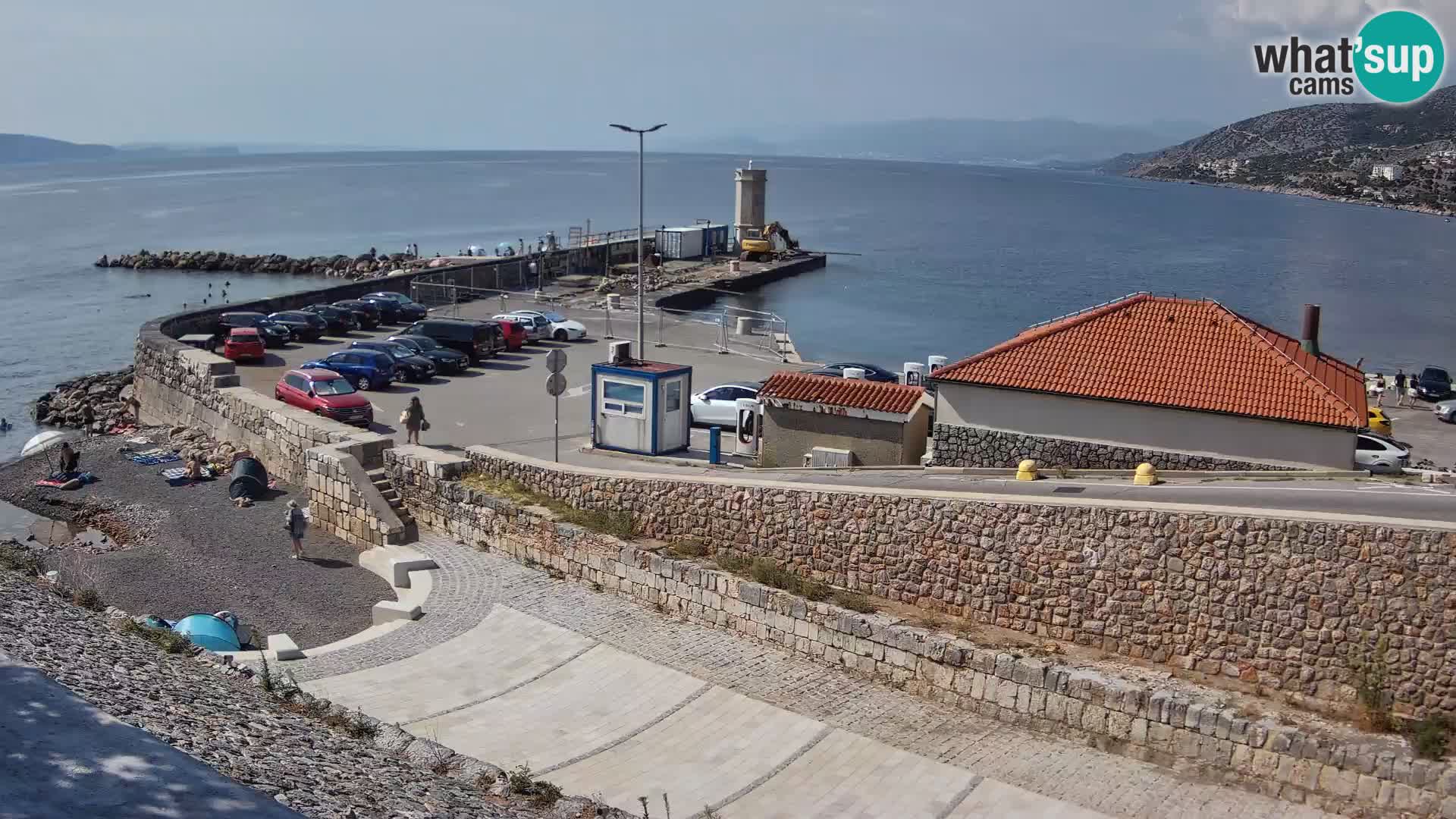 Senj Harbour Webcam – Breakwater & Lighthouse Live View