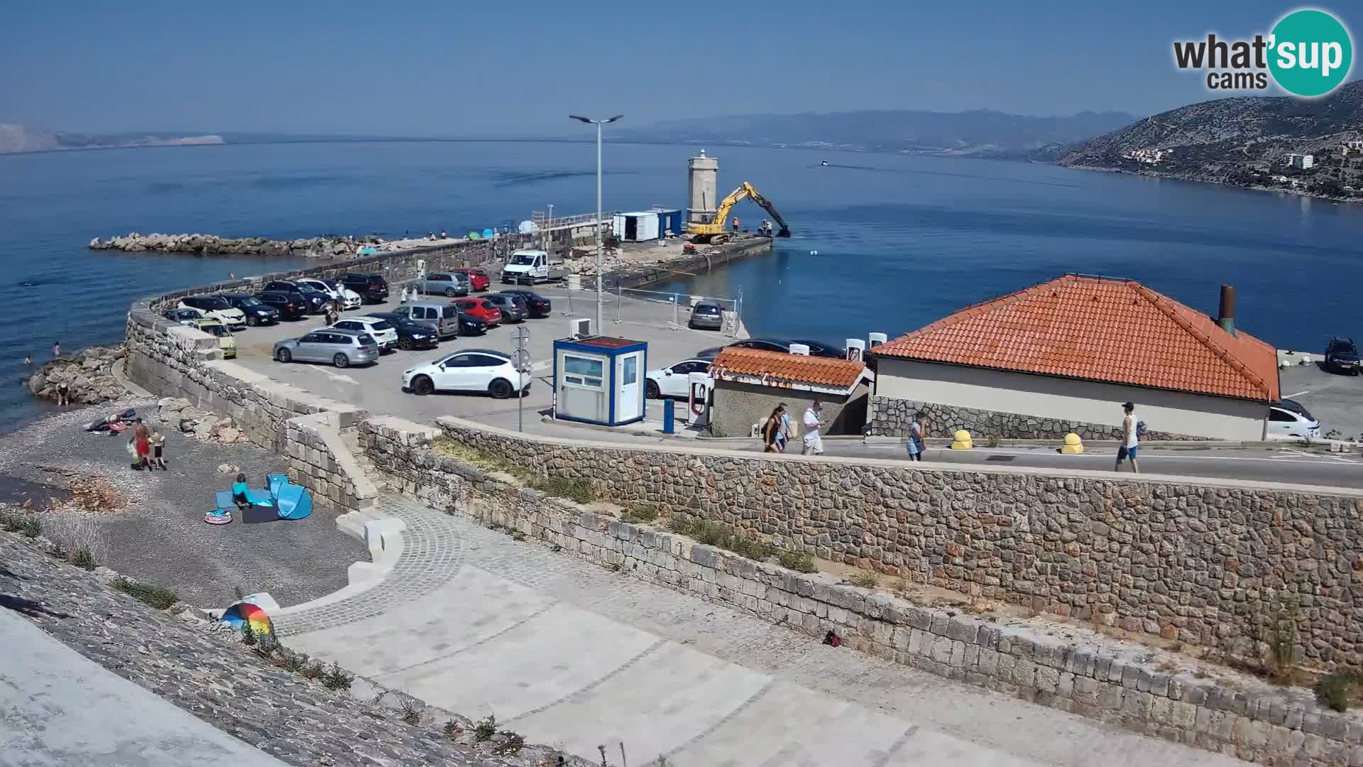 Webcam Porto di Segna – Frangiflutti e Faro in diretta