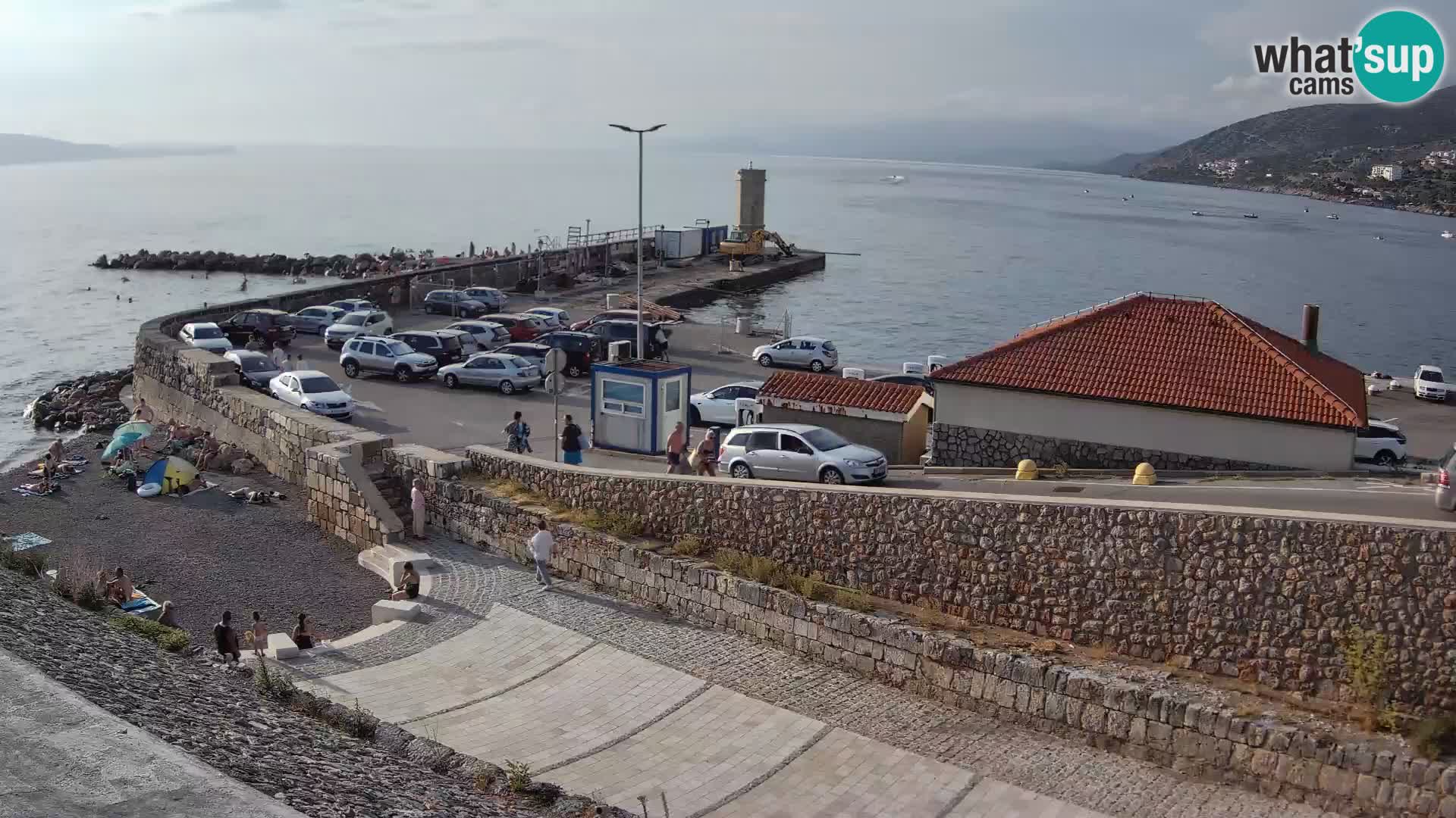 Senj Harbour Webcam – Breakwater & Lighthouse Live View