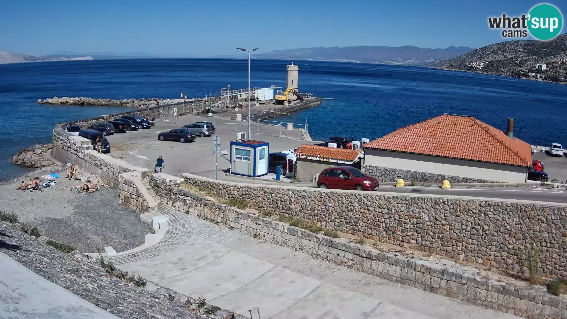 Web kamera Senj luka – Lukobran i svjetionik uživo