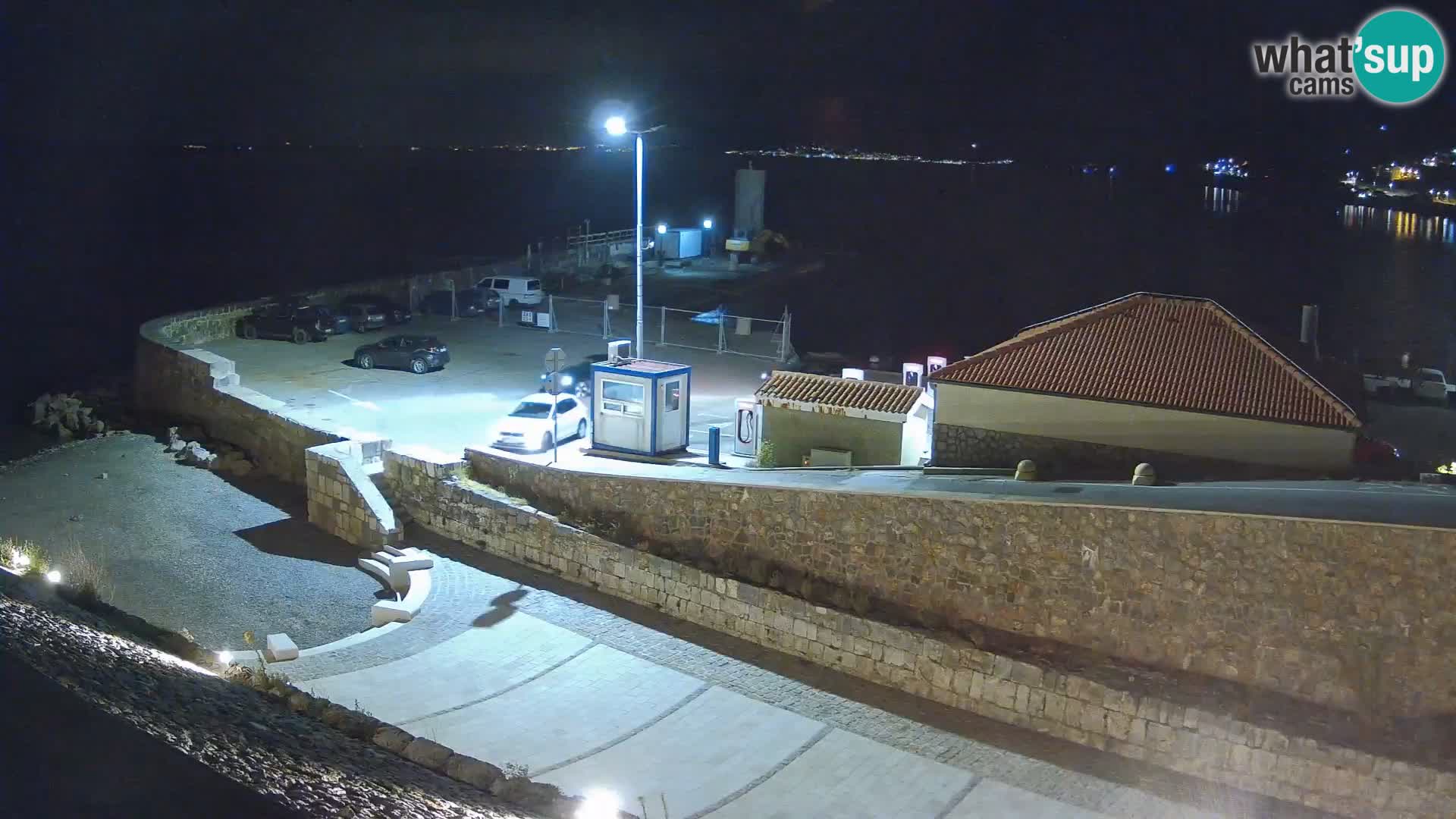 Webcam puerto de Senj – Rompeolas y faro en directo