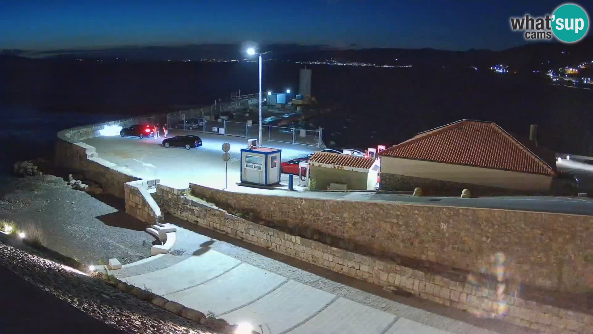 Senj Hafen Webcam – Wellenbrecher & Leuchtturm Liveblick