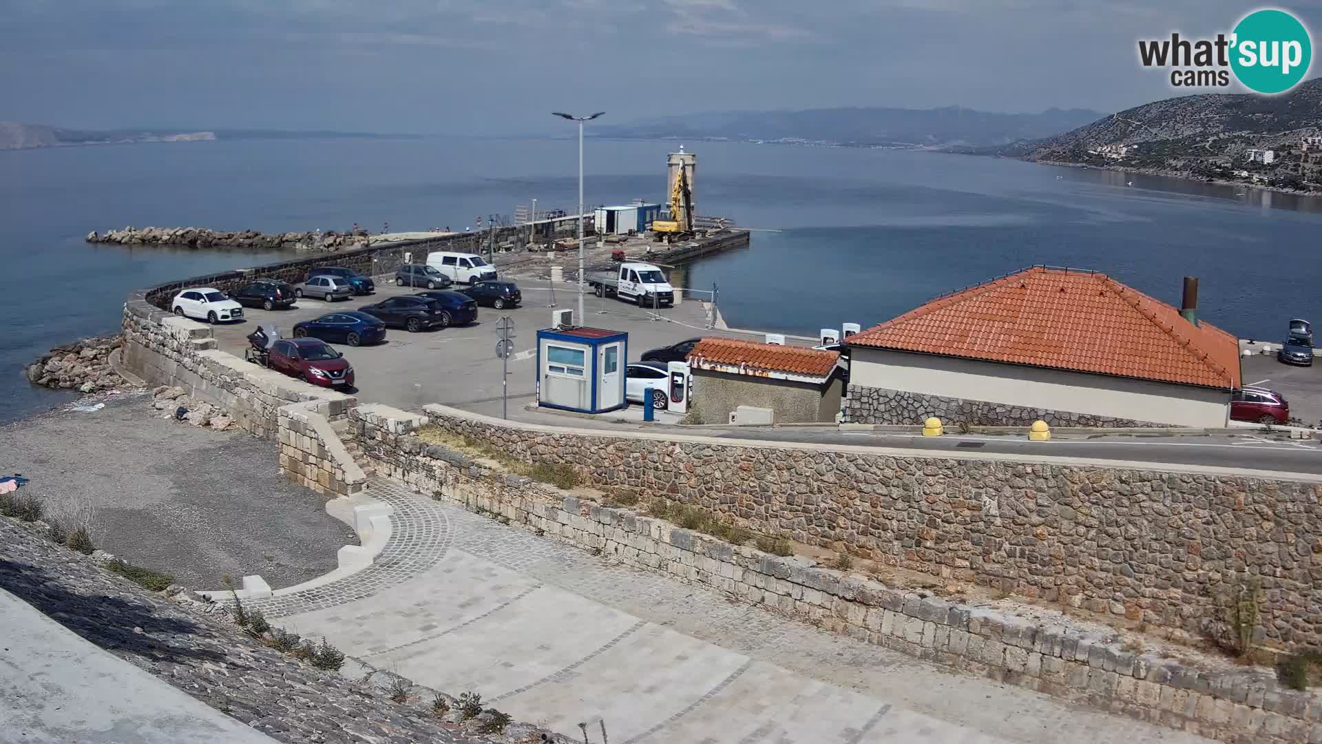 Senj Harbour Webcam – Breakwater & Lighthouse Live View