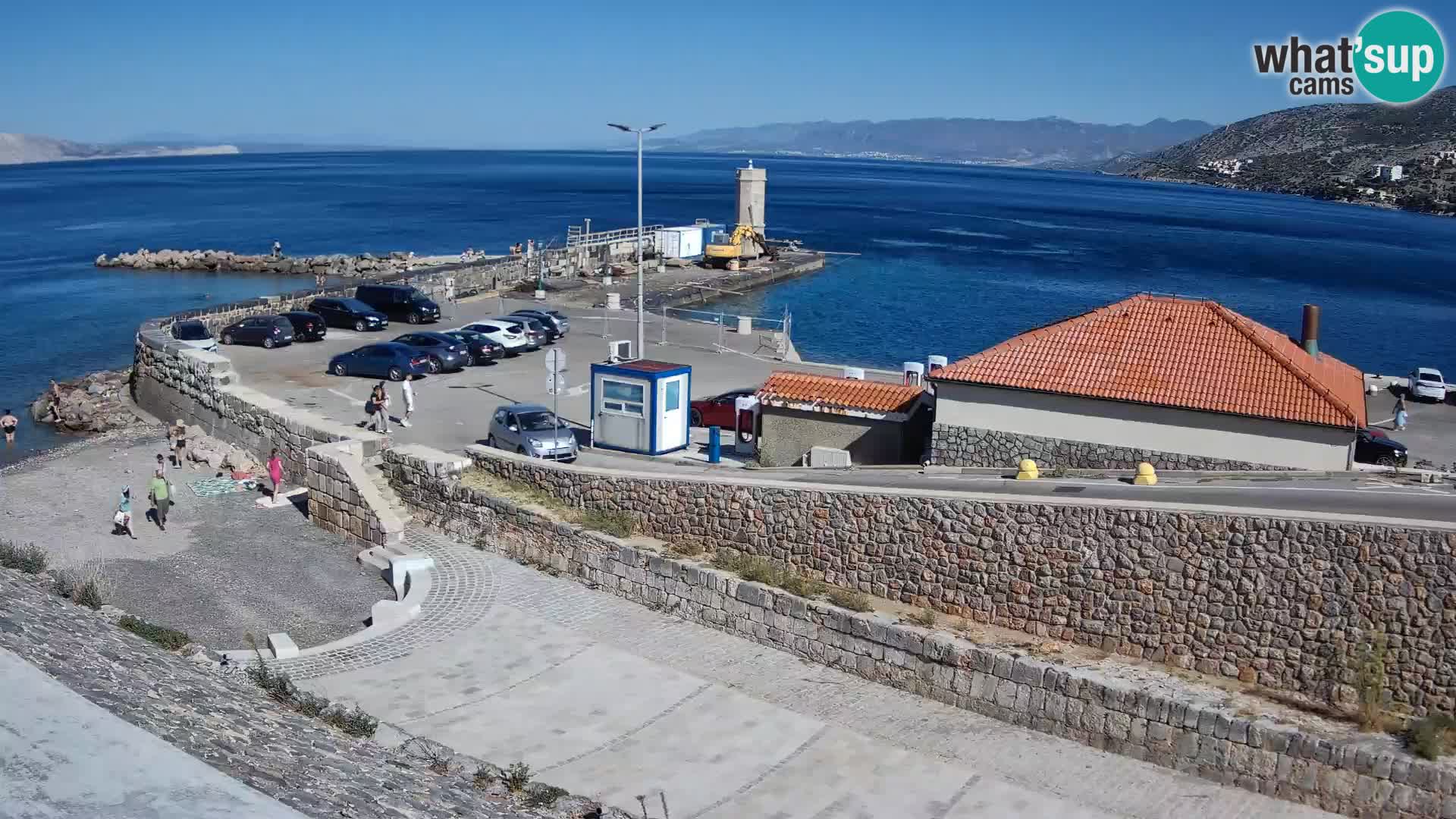 Web kamera Senj luka – Lukobran i svjetionik uživo