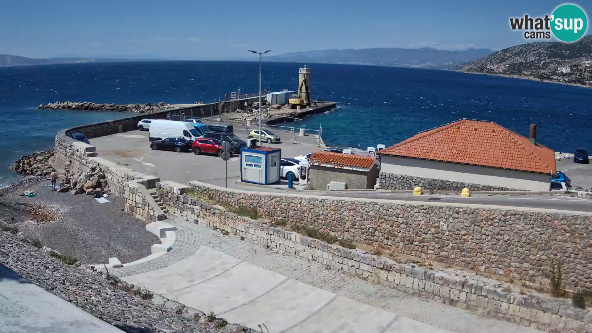 Senj Harbour Webcam – Breakwater & Lighthouse Live View